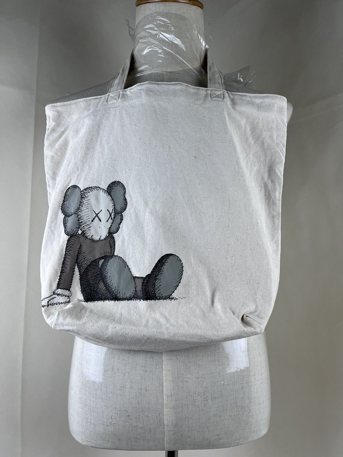 Uniqlo Kaws X Uniqlo Caws Canvas Tote Bag Grailed