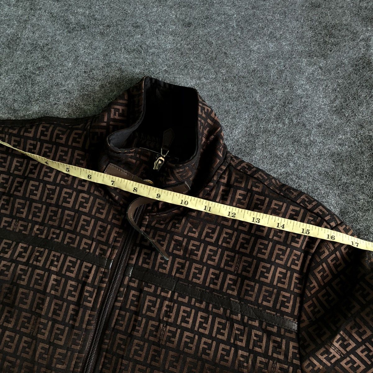 Fendi Authentics Vintage Luxury Jackets Fendi Monogram Women's Size L / US 10 / IT 46 - 16 Thumbnail