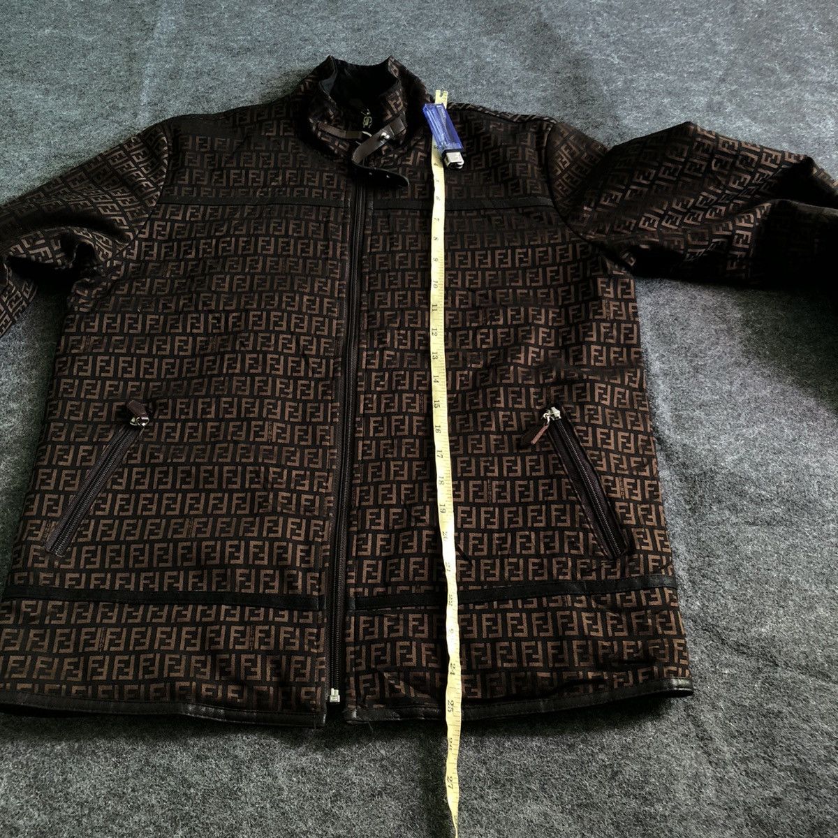 Fendi Authentics Vintage Luxury Jackets Fendi Monogram Women's Size L / US 10 / IT 46 - 14 Thumbnail