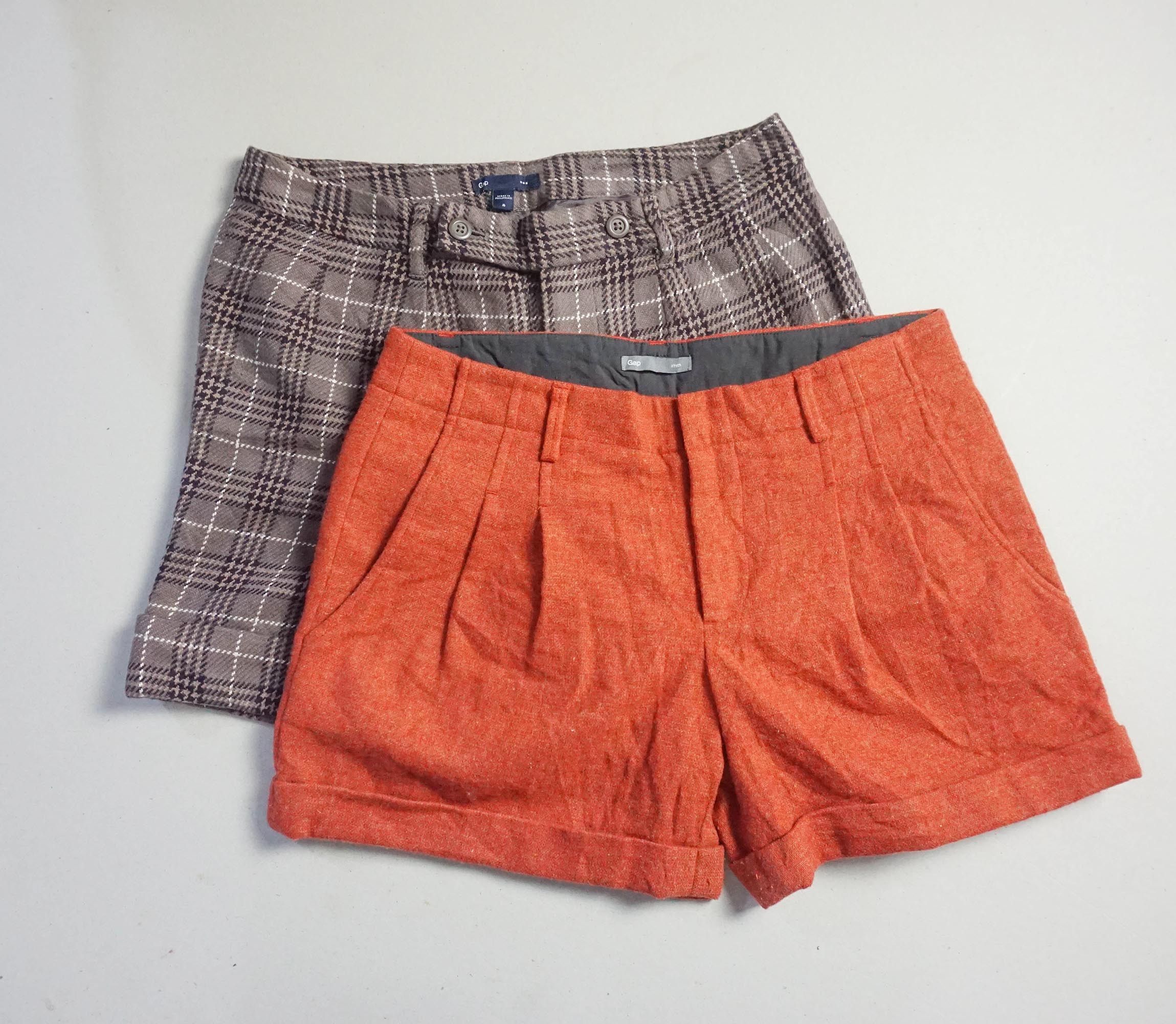 Gap GAP Shorts combo - Orange & Plaid Size 29" - 1 Thumbnail