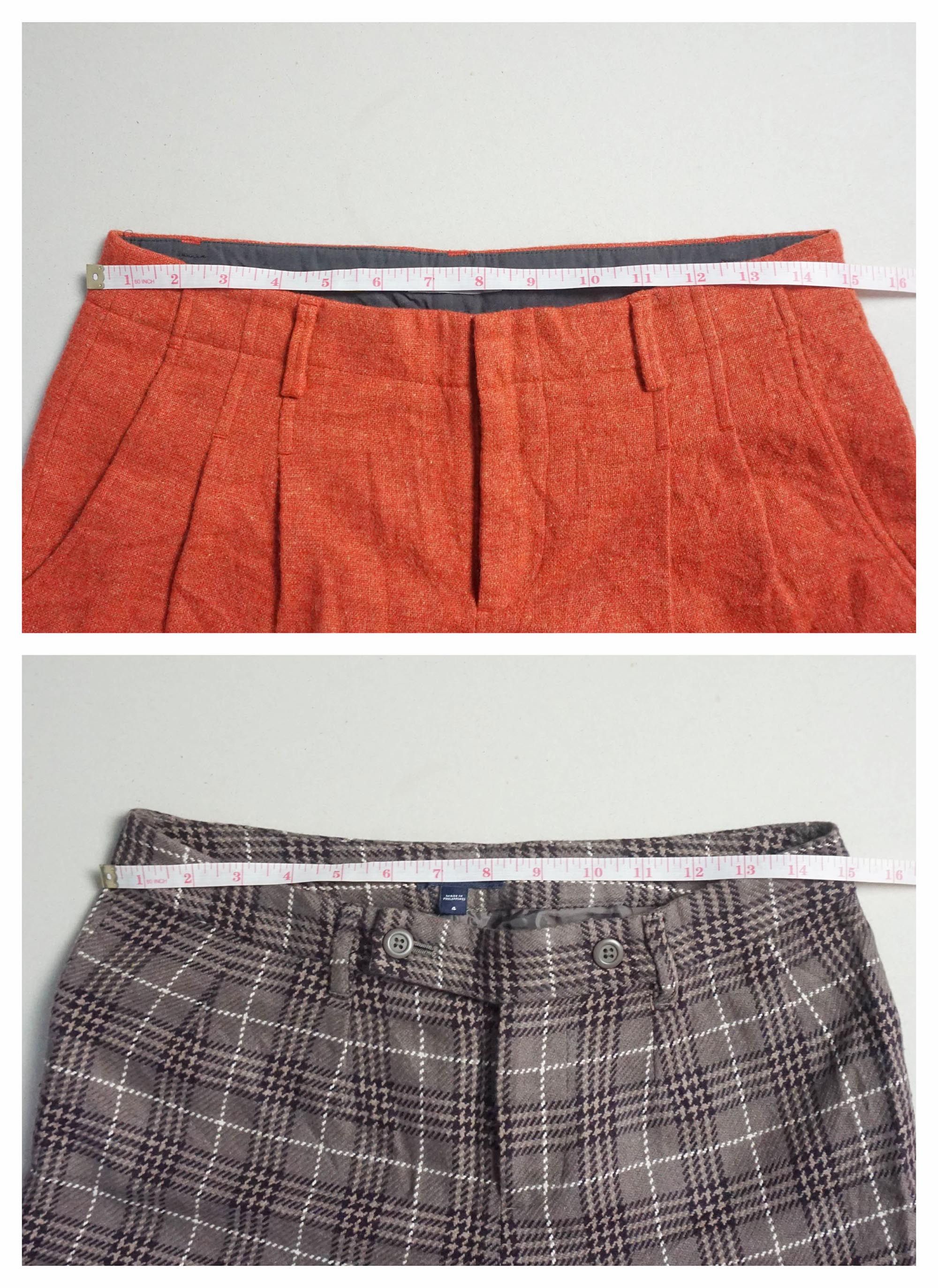 Gap GAP Shorts combo - Orange & Plaid Size 29" - 7 Thumbnail