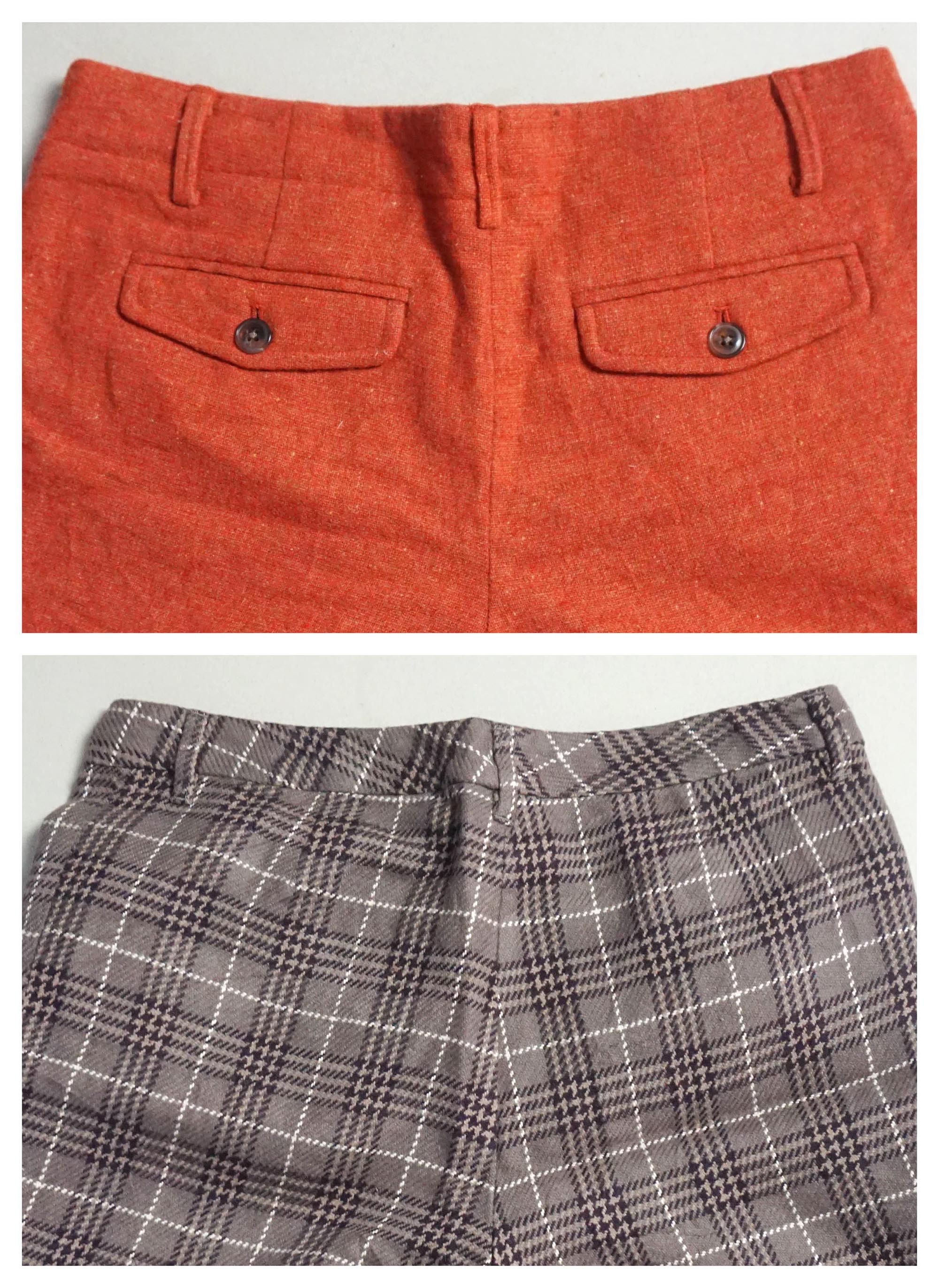 Gap GAP Shorts combo - Orange & Plaid Size 29" - 3 Thumbnail