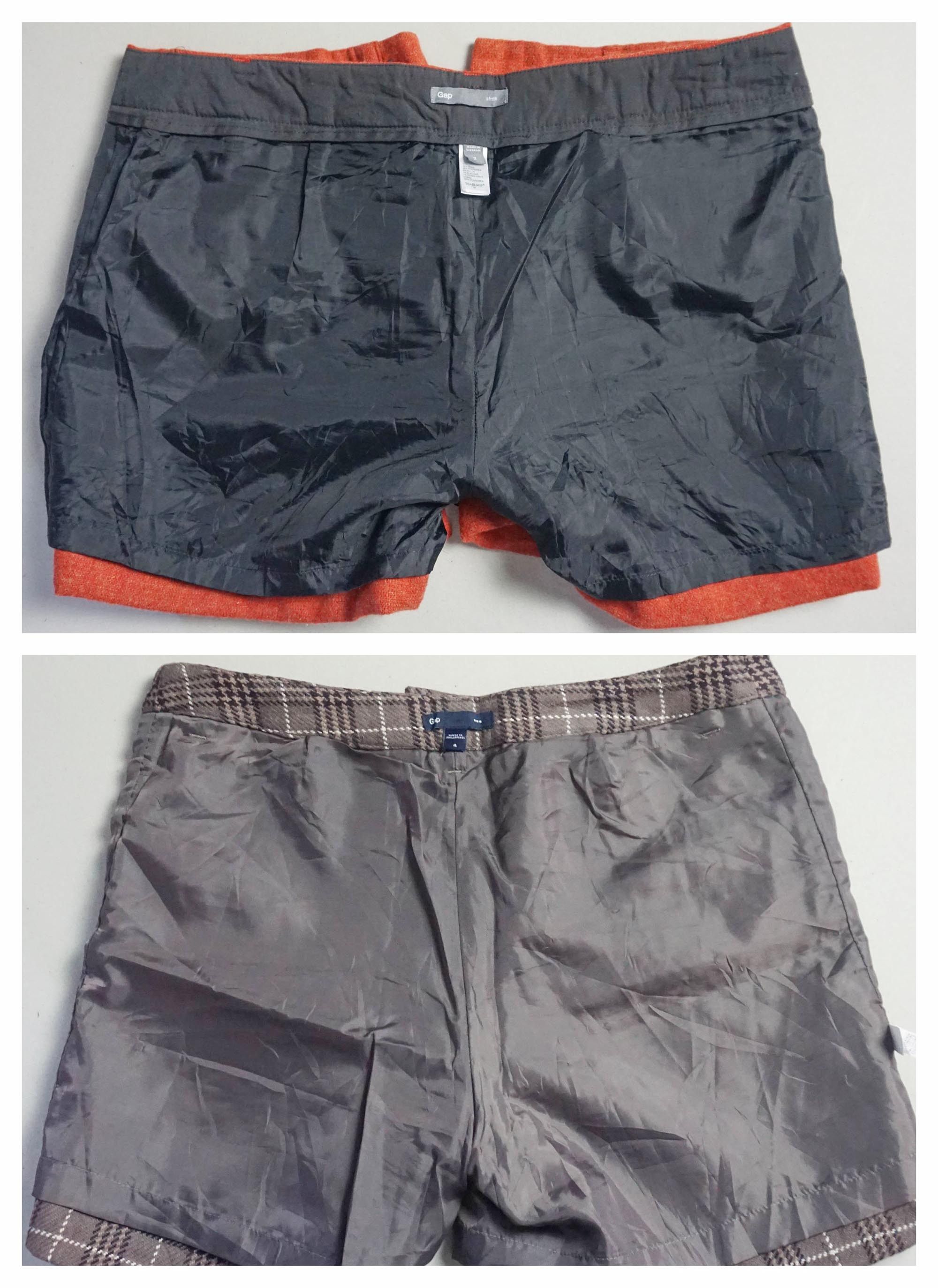 Gap GAP Shorts combo - Orange & Plaid Size 29" - 6 Thumbnail