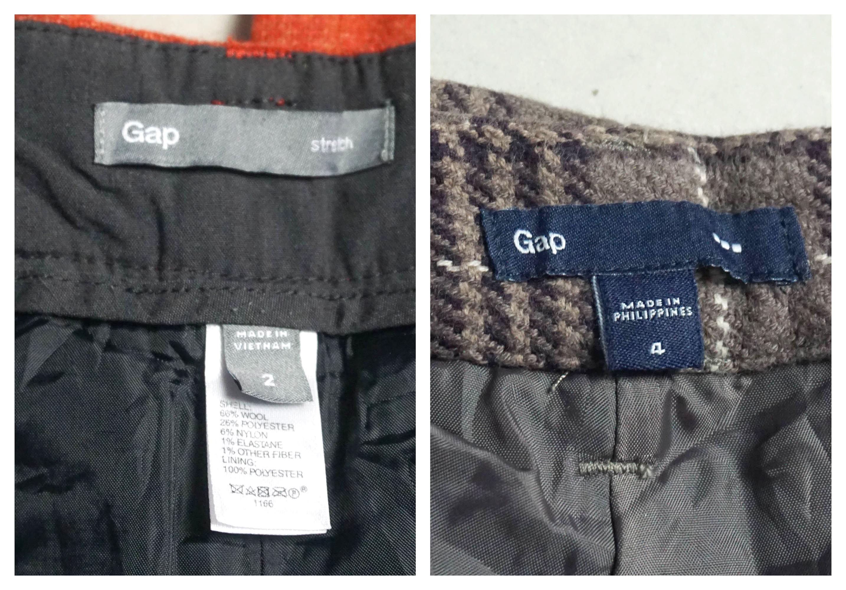 Gap GAP Shorts combo - Orange & Plaid Size 29" - 5 Thumbnail