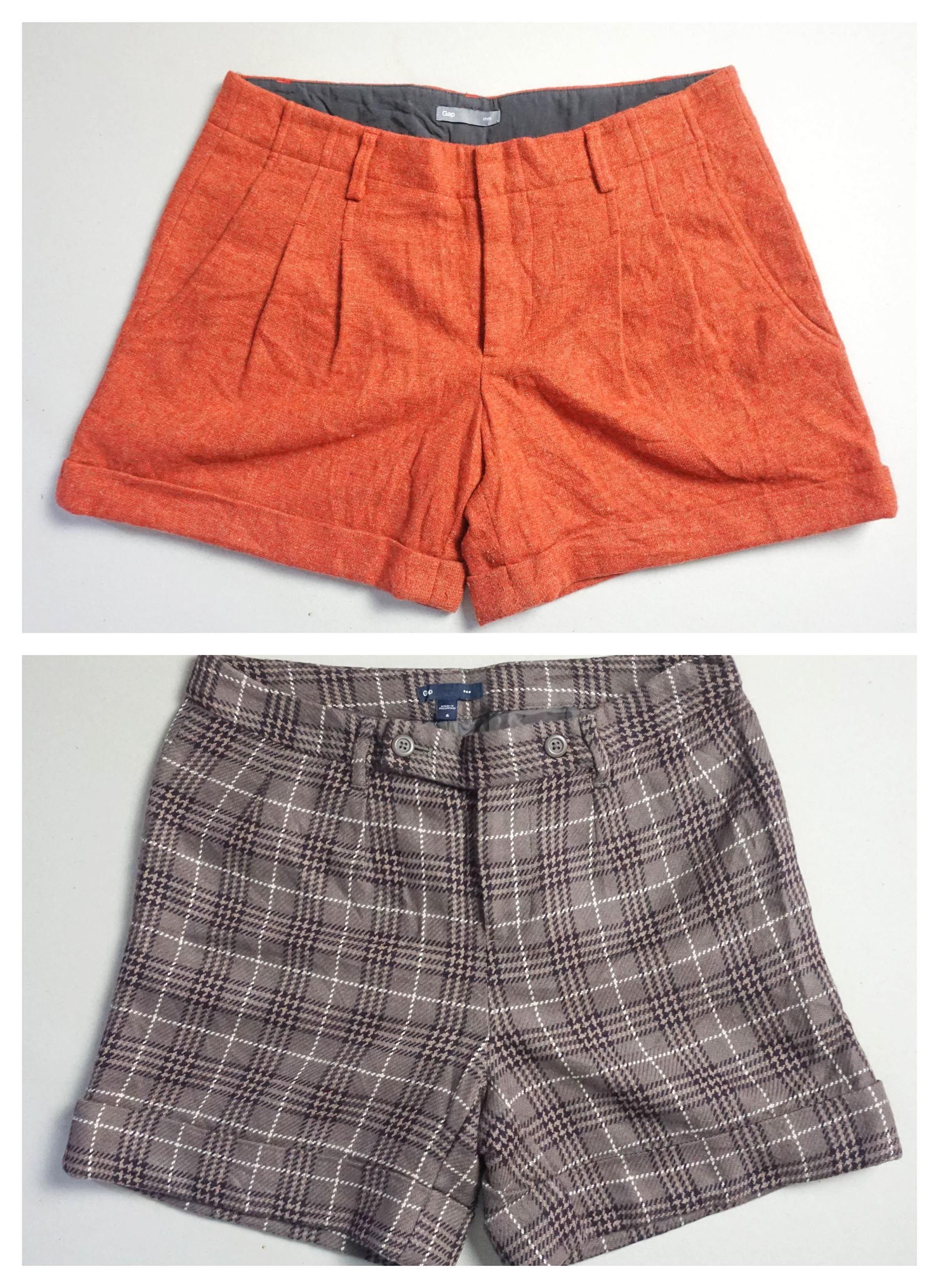 Gap GAP Shorts combo - Orange & Plaid Size 29" - 2 Thumbnail