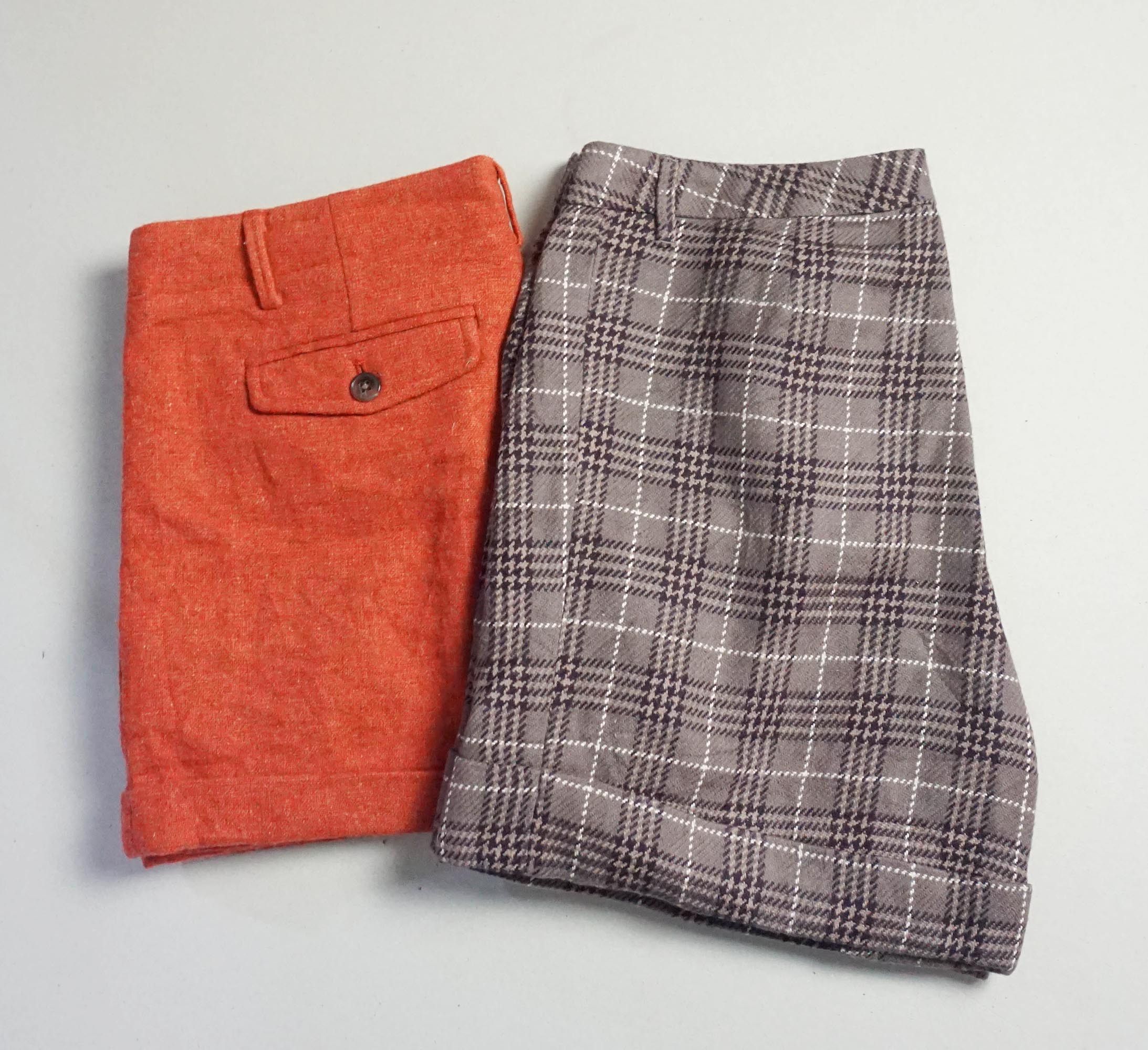 Gap GAP Shorts combo - Orange & Plaid Size 29" - 14 Thumbnail