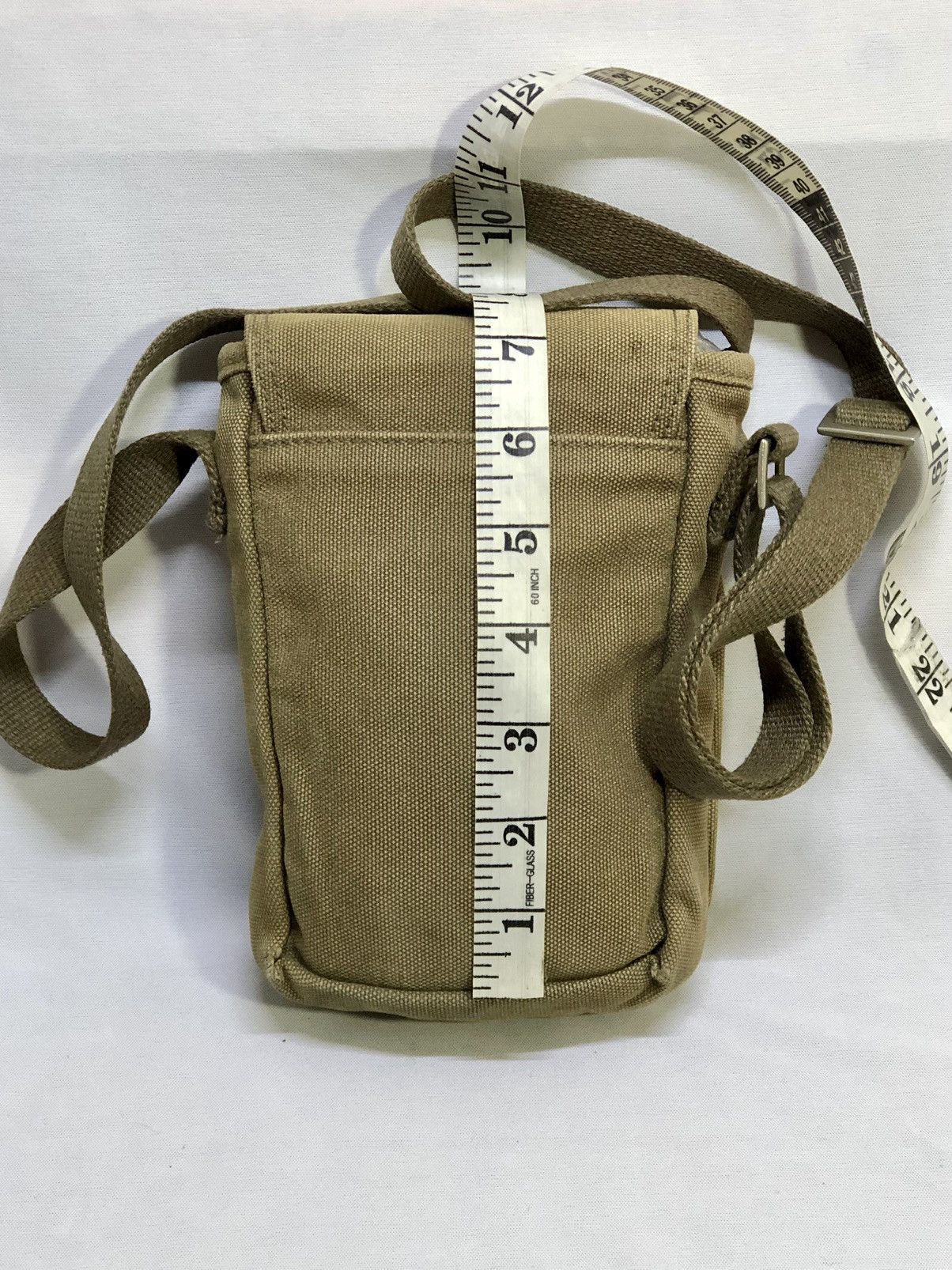 Uniqlo Uniqlo fabric cotton sling bag army green Size ONE SIZE - 5 Thumbnail