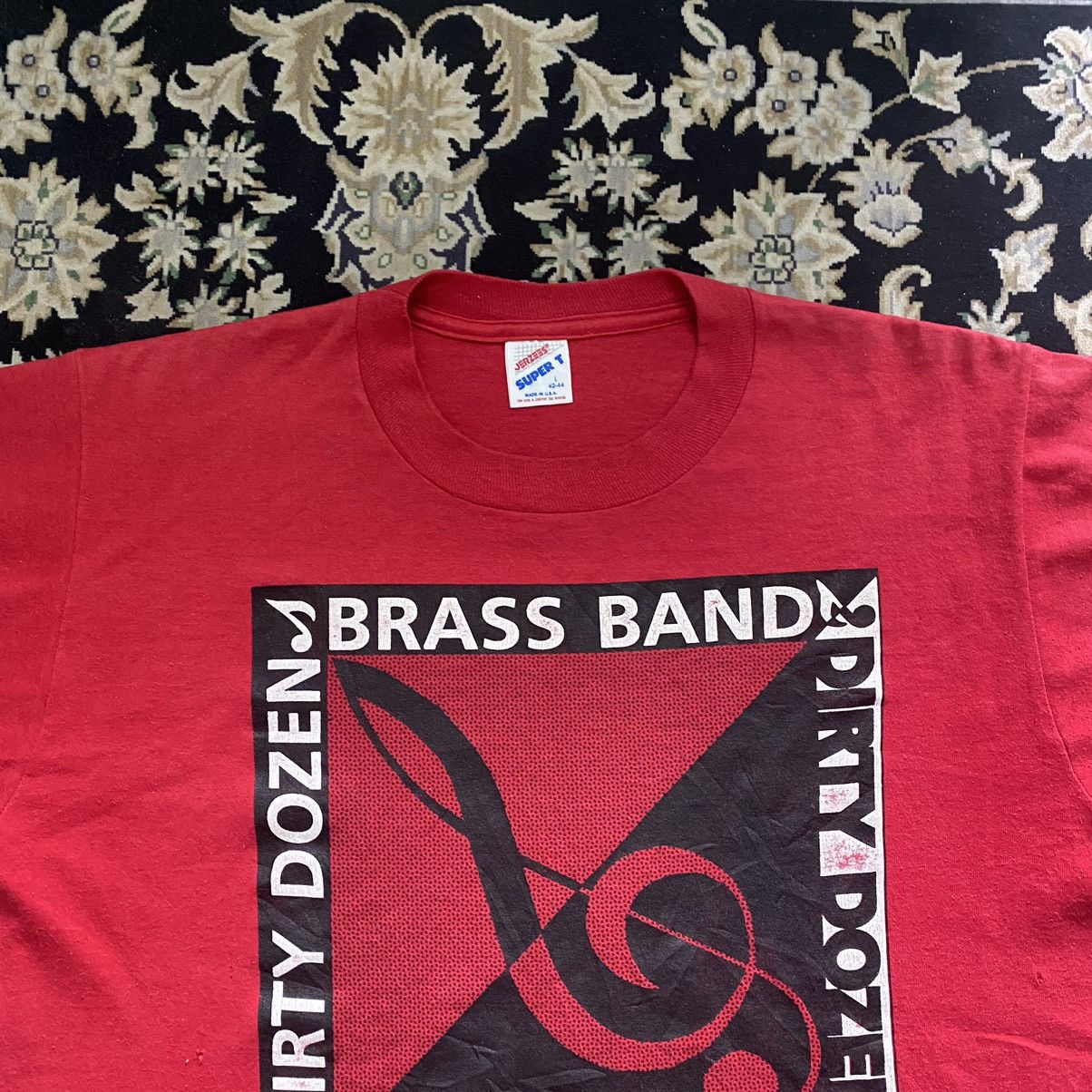 Band Tees Vintage Dirty Dozen Brass Band Shirt 1991 Size US L / EU 52-54 / 3 - 4 Thumbnail