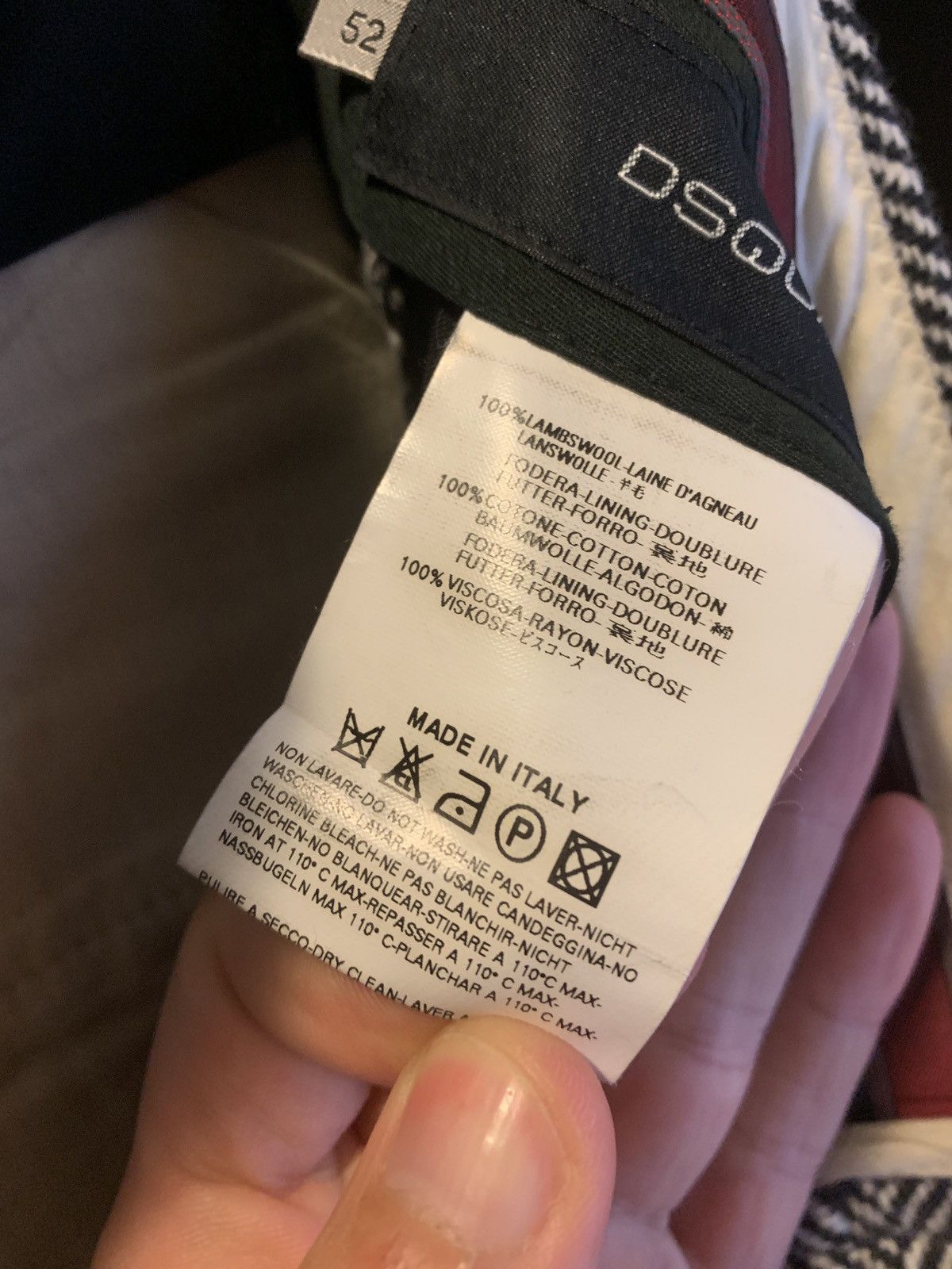 Dsquared2 Heavy Wool Herringbone Trousers Size US 37 - 9 Thumbnail