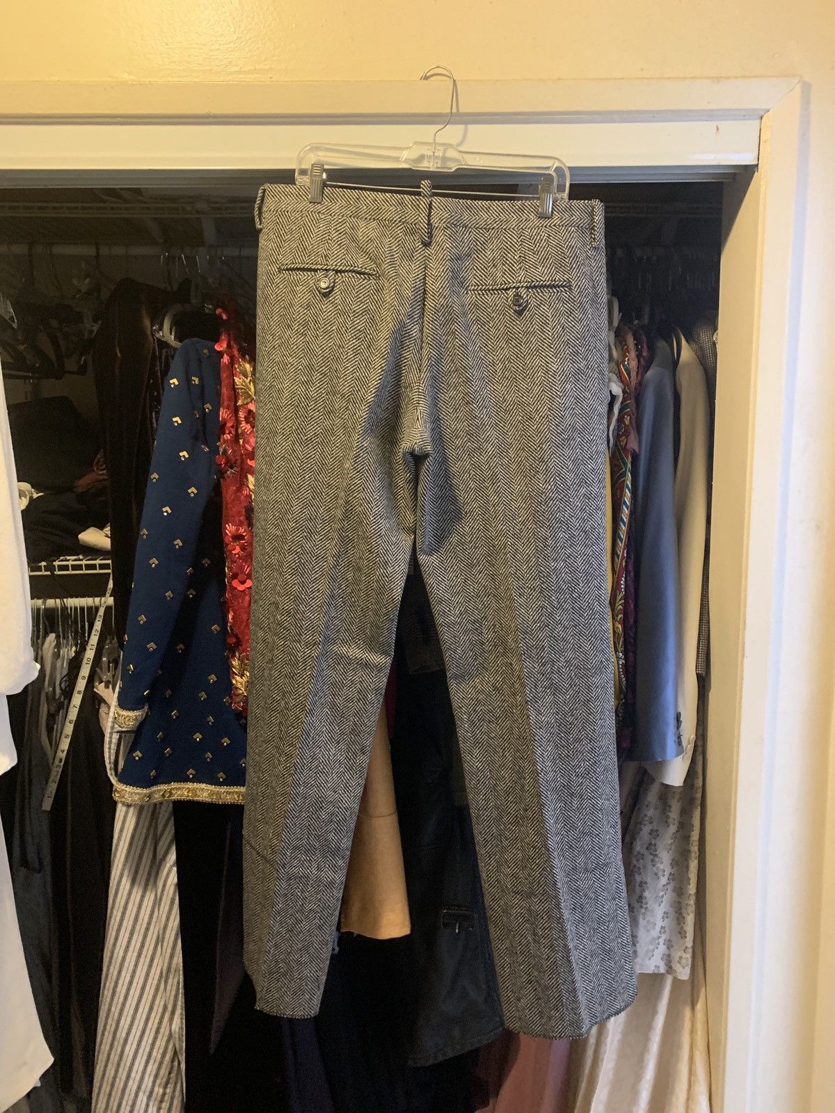 Dsquared2 Heavy Wool Herringbone Trousers Size US 37 - 5 Thumbnail