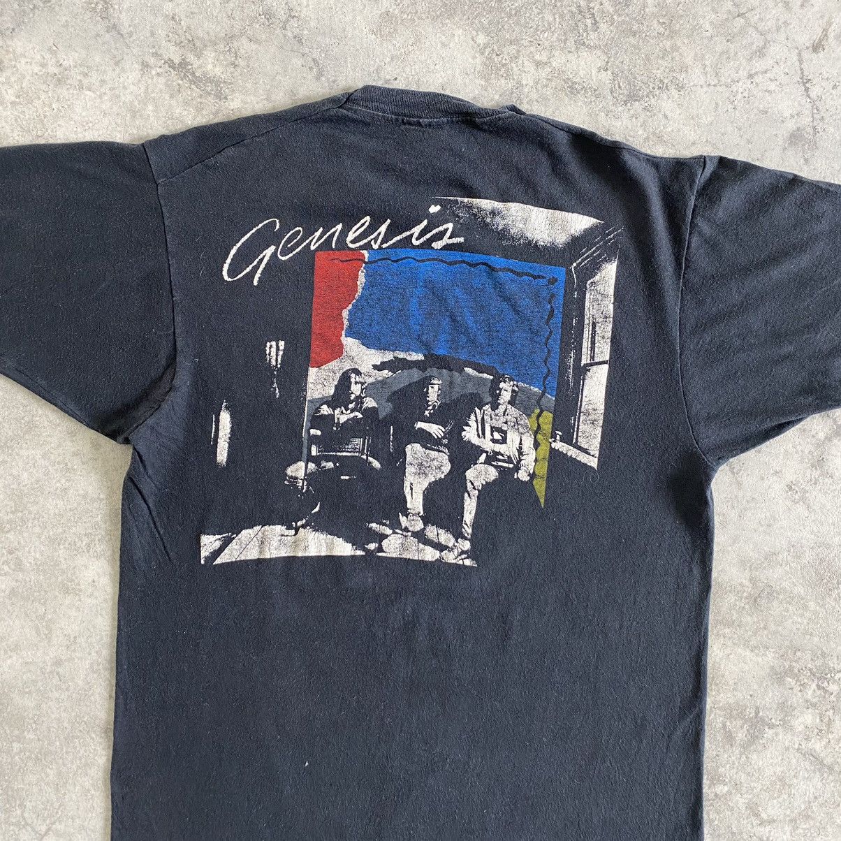 Band Tees Vintage 80's Genesis Rock Band Promo Tour T-shirt Size US S / EU 44-46 / 1 - 8 Thumbnail