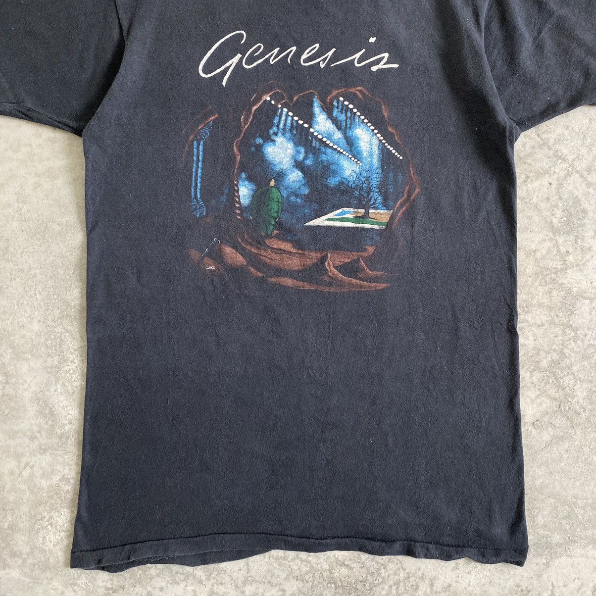 Band Tees Vintage 80's Genesis Rock Band Promo Tour T-shirt Size US S / EU 44-46 / 1 - 3 Thumbnail