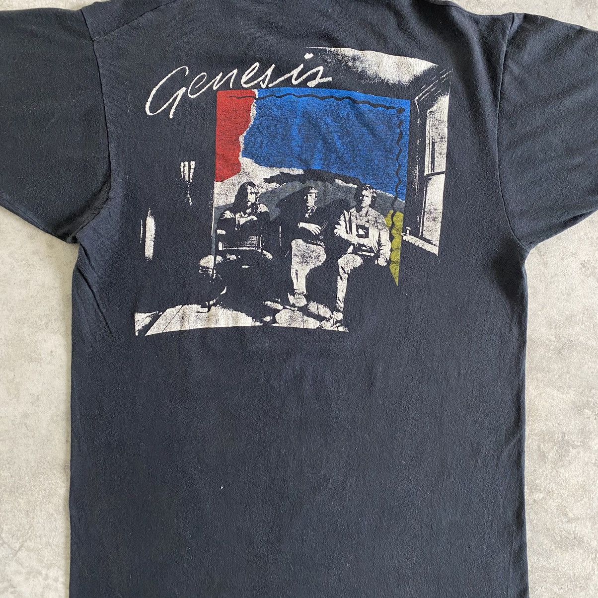 Band Tees Vintage 80's Genesis Rock Band Promo Tour T-shirt Size US S / EU 44-46 / 1 - 10 Thumbnail