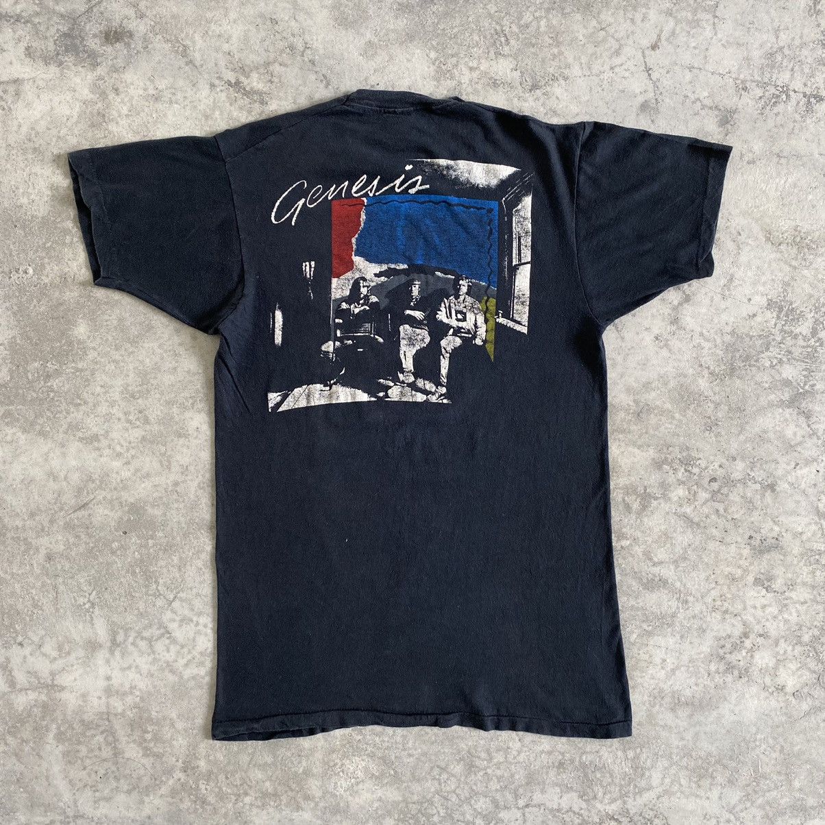 Band Tees Vintage 80's Genesis Rock Band Promo Tour T-shirt Size US S / EU 44-46 / 1 - 7 Thumbnail