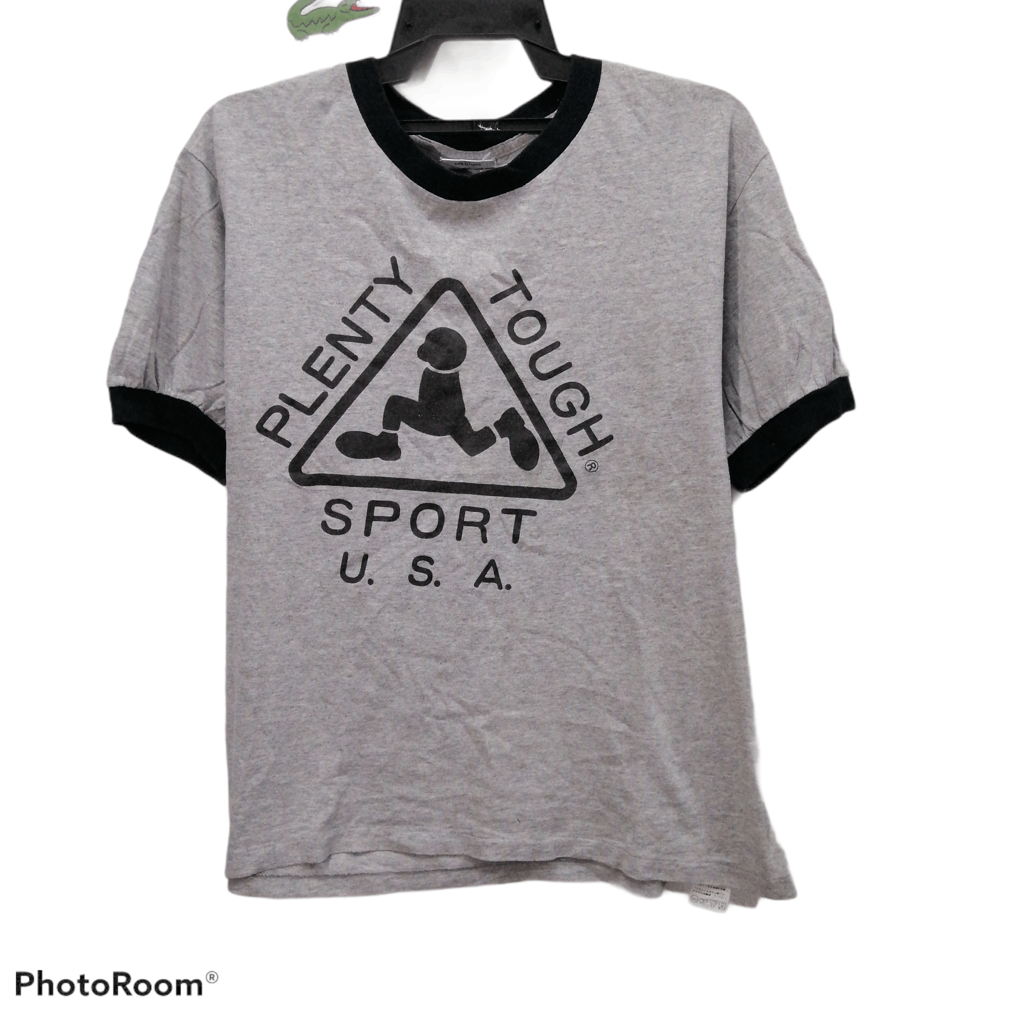 Japanese Brand × Vintage PLENTY TOUGH SPORT U. S. A RINGER SHIRT Size US M / EU 48-50 / 2 - 1 Thumbnail