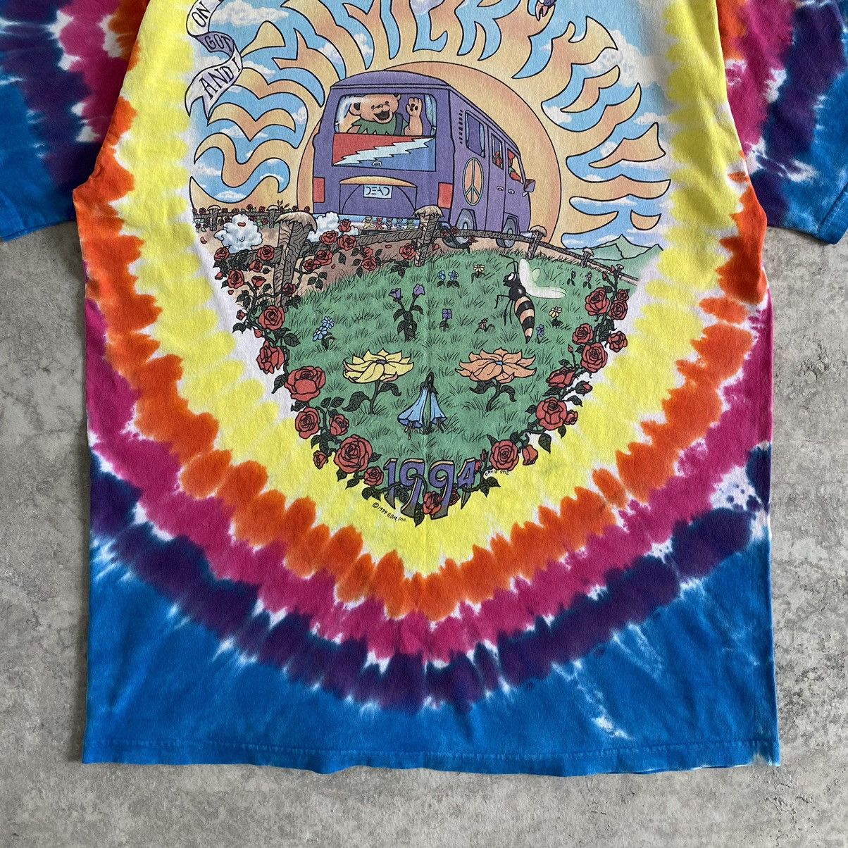 Band Tees Vintage 1994 Grateful Dead Tie Dye Band T-shirt Size US L / EU 52-54 / 3 - 14 Thumbnail