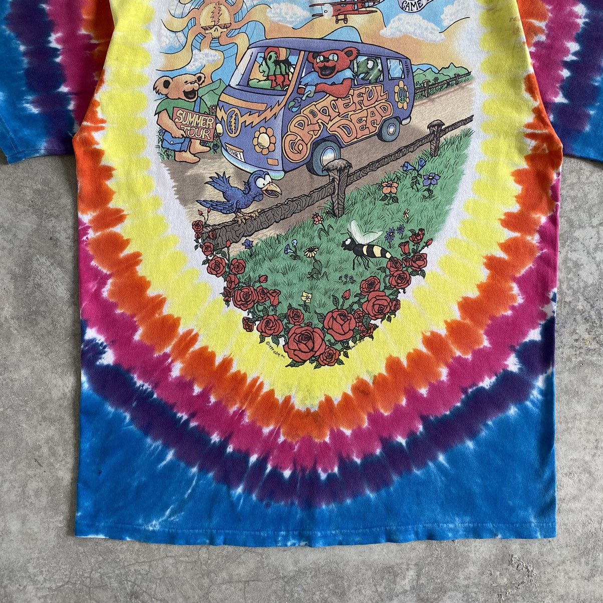 Band Tees Vintage 1994 Grateful Dead Tie Dye Band T-shirt Size US L / EU 52-54 / 3 - 4 Thumbnail