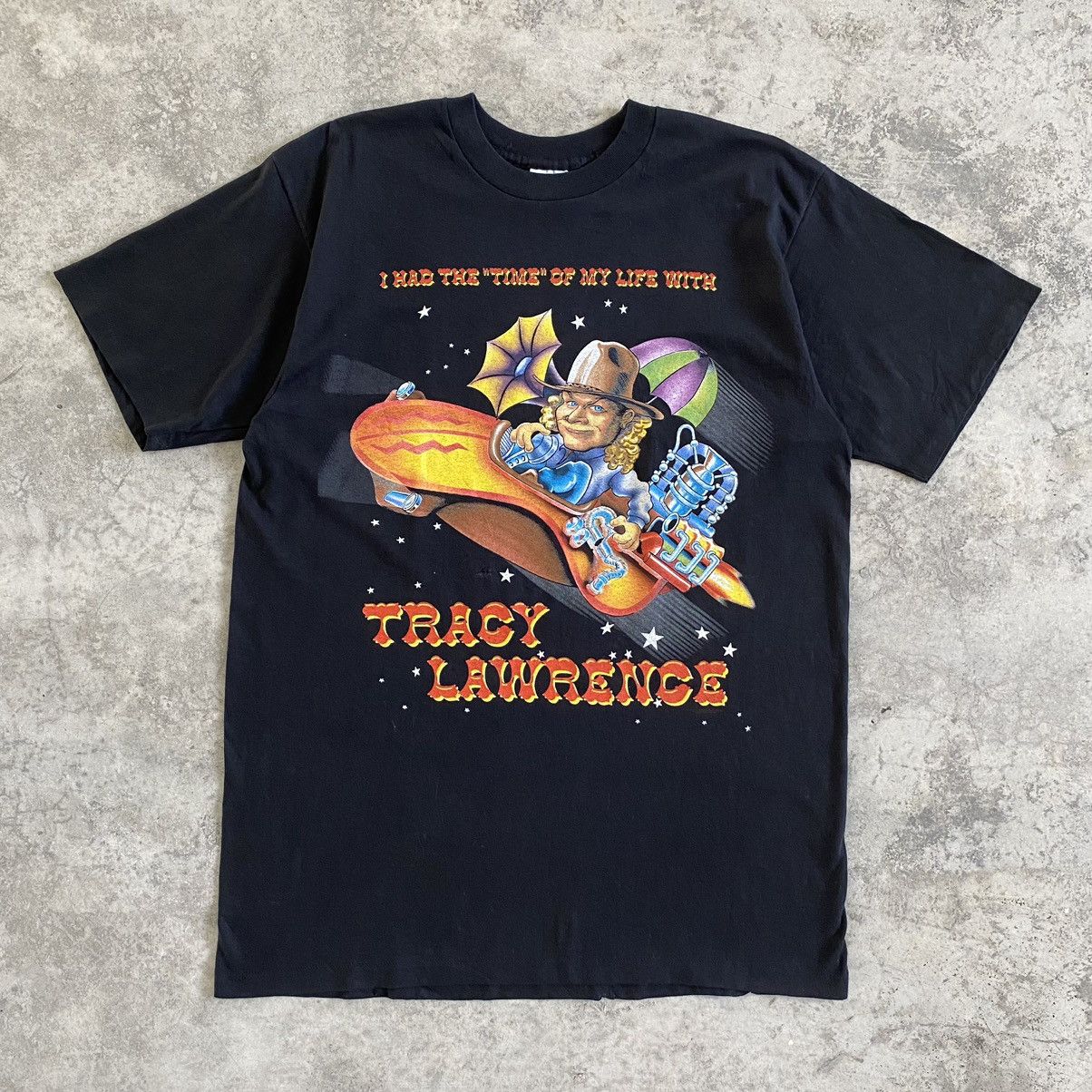 Band Tees Vintage 90’s Tracy Lawrence Country Rock Promo Tour T-shirt Size US XL / EU 56 / 4 - 2 Thumbnail