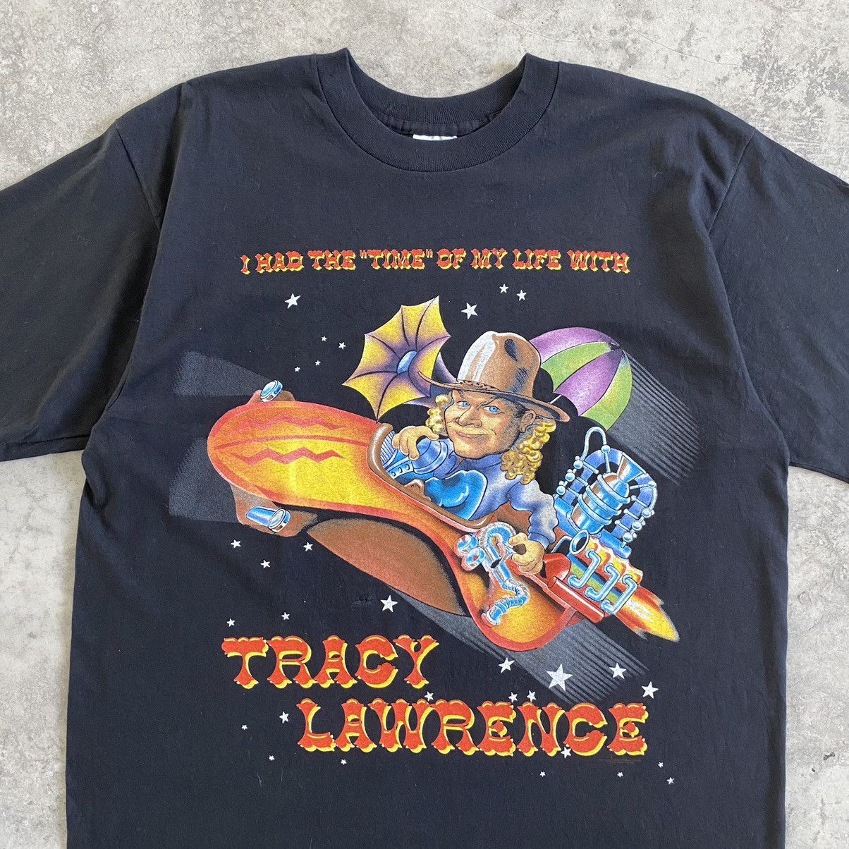 Band Tees Vintage 90’s Tracy Lawrence Country Rock Promo Tour T-shirt Size US XL / EU 56 / 4 - 3 Thumbnail