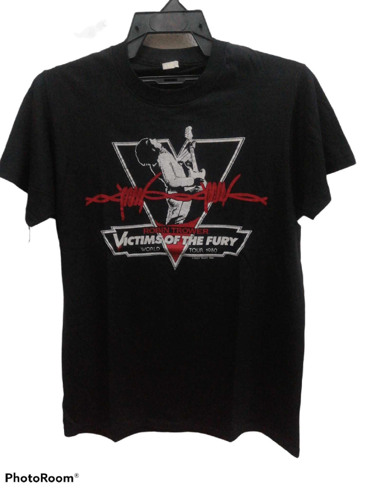 Band Tees × Vintage ROBIN TROWER VICTIMS OF THE FURY TOUR 1980 Size US L / EU 52-54 / 3 - 1 Thumbnail
