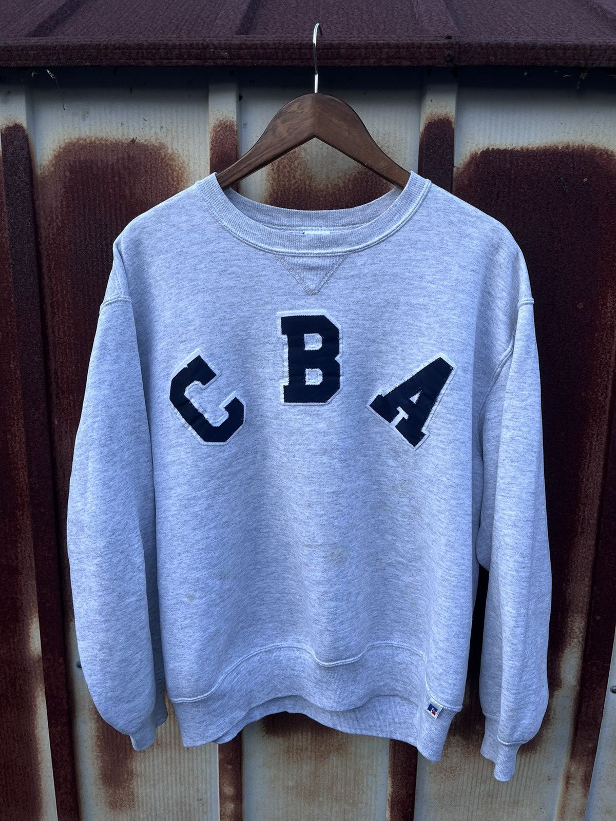Russell Athletic × Vintage Vintage 90’s Russel Athletic CBA Crewneck sweatshirt Size US L / EU 52-54 / 3 - 2 Thumbnail