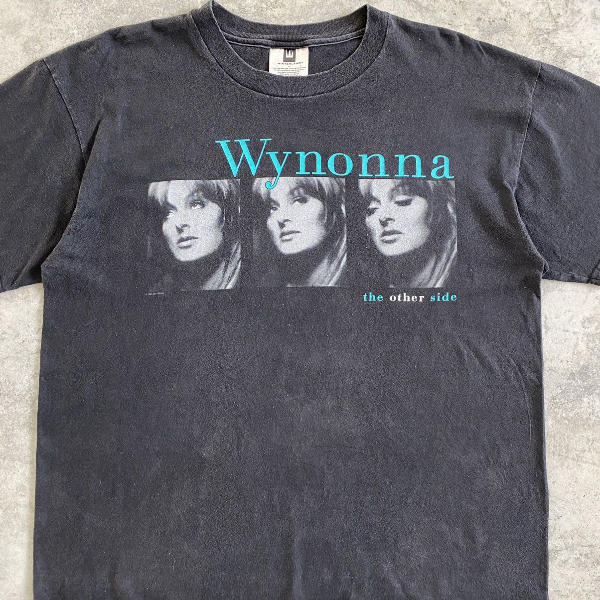 Band Tees Vintage 1998 Wynonna Faded Blues Country Pop Promo T-shirt Size US L / EU 52-54 / 3 - 5 Thumbnail