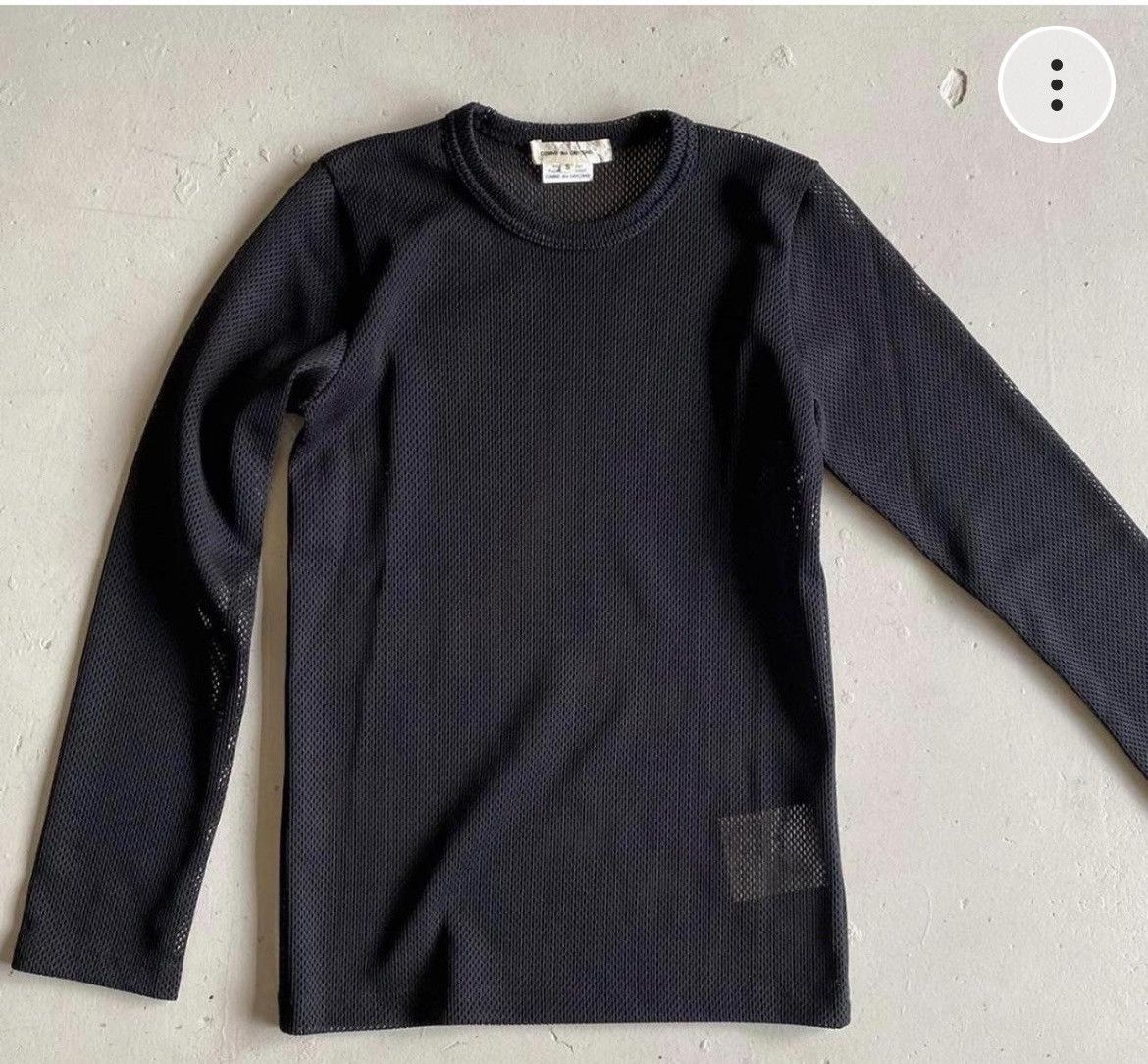 Comme des Garcons 2019 Comme des Garcons sheer fishnet long sleeve top Size S / US 4 / IT 40 - 1 Thumbnail