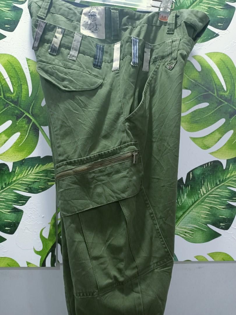 Japanese Brand Double-Waist Army ‘Dominate’ Handcrafted Jeans - W34 × L44 Size US 34 / EU 50 - 7 Thumbnail