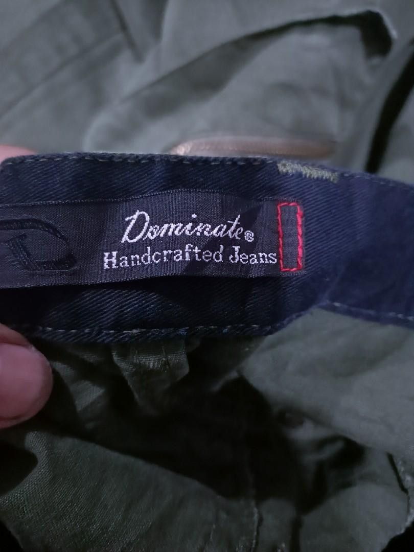 Japanese Brand Double-Waist Army ‘Dominate’ Handcrafted Jeans - W34 × L44 Size US 34 / EU 50 - 9 Thumbnail