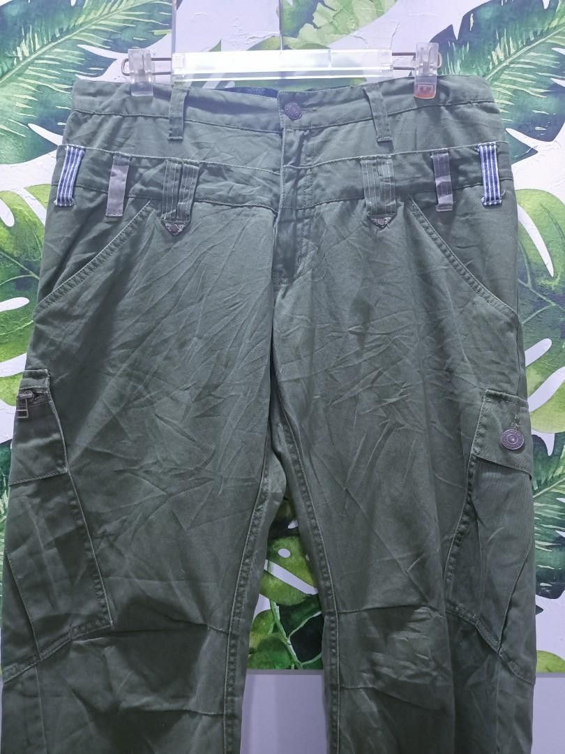 Japanese Brand Double-Waist Army ‘Dominate’ Handcrafted Jeans - W34 × L44 Size US 34 / EU 50 - 3 Thumbnail