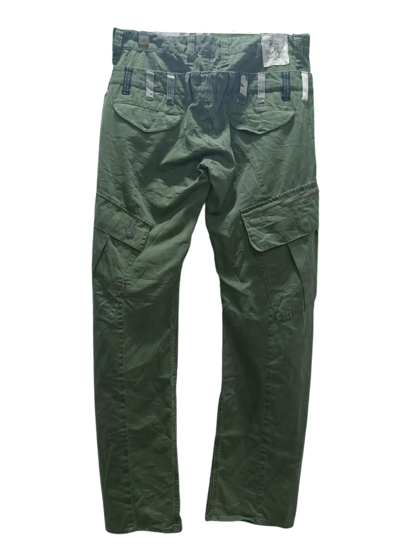 Japanese Brand Double-Waist Army ‘Dominate’ Handcrafted Jeans - W34 × L44 Size US 34 / EU 50 - 1 Thumbnail