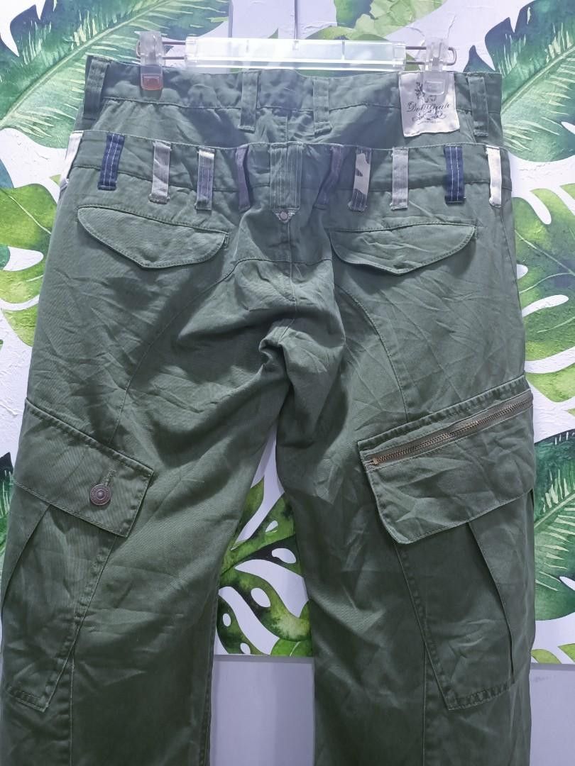 Japanese Brand Double-Waist Army ‘Dominate’ Handcrafted Jeans - W34 × L44 Size US 34 / EU 50 - 4 Thumbnail