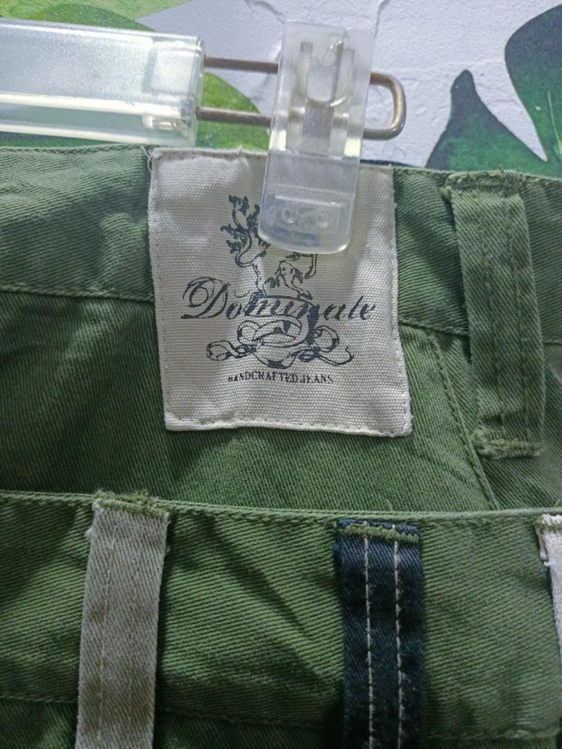 Japanese Brand Double-Waist Army ‘Dominate’ Handcrafted Jeans - W34 × L44 Size US 34 / EU 50 - 8 Thumbnail
