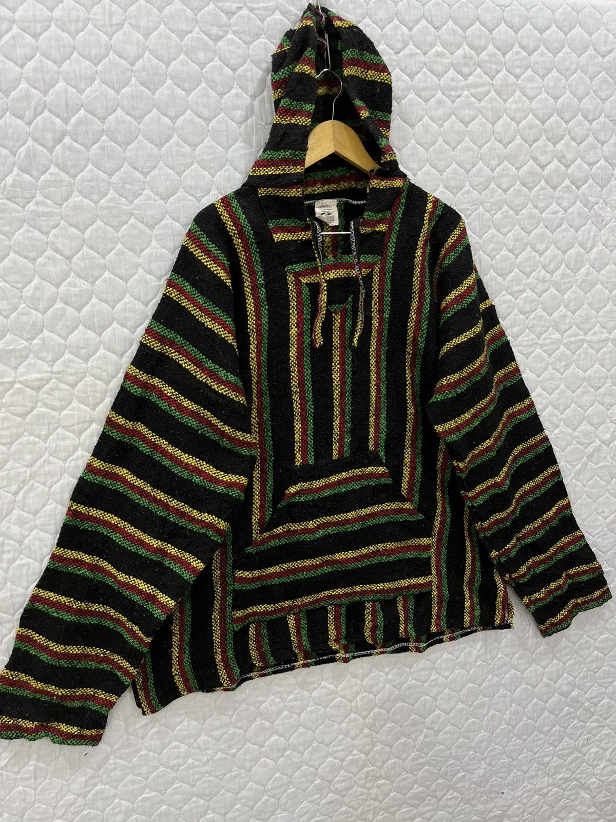 Vintage I. AGUSTIN DE LA CRUZ KNITWEAR RASTAFARIAN Size US XL / EU 56 / 4 - 3 Thumbnail