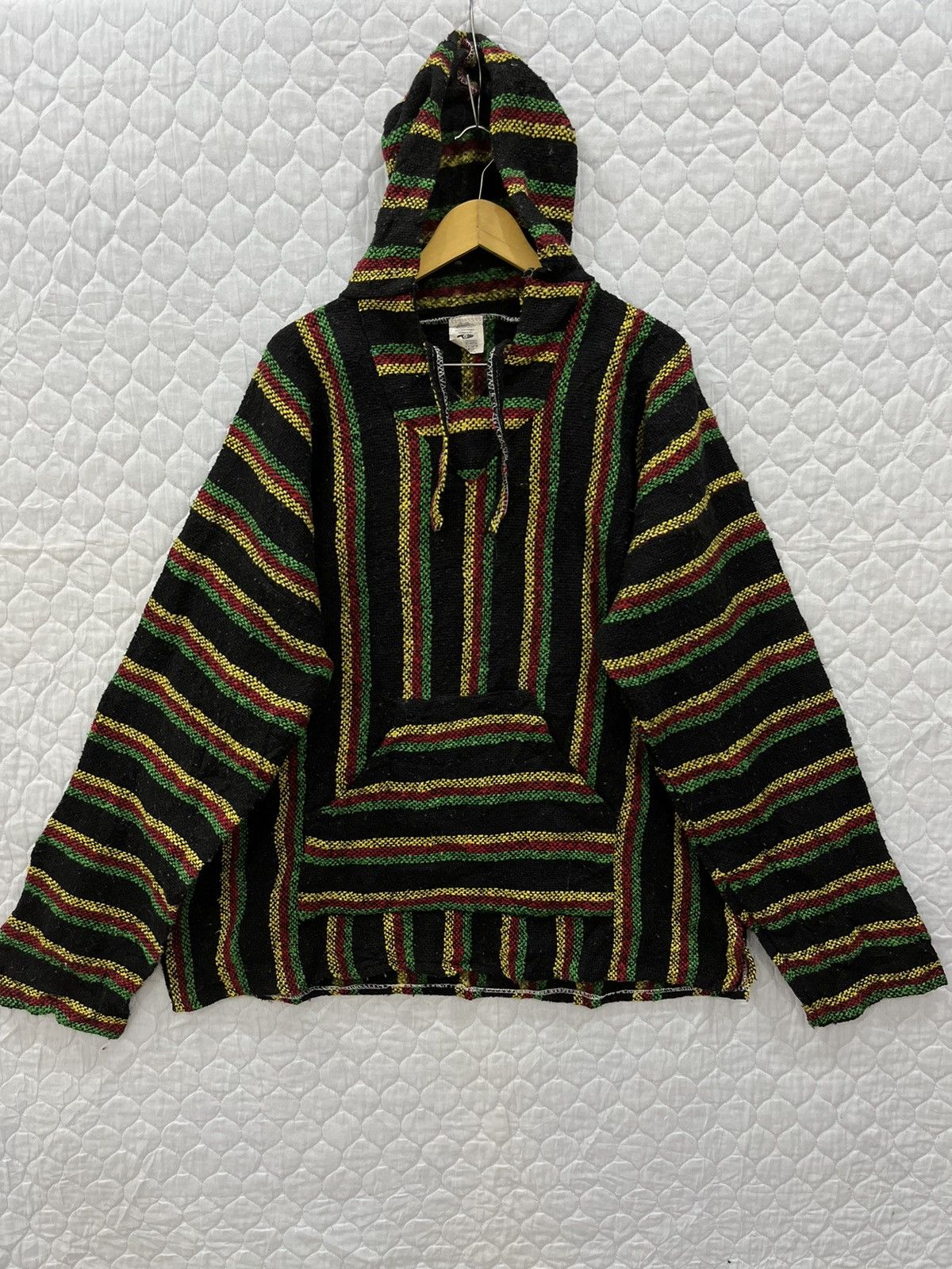 Vintage I. AGUSTIN DE LA CRUZ KNITWEAR RASTAFARIAN Size US XL / EU 56 / 4 - 1 Thumbnail