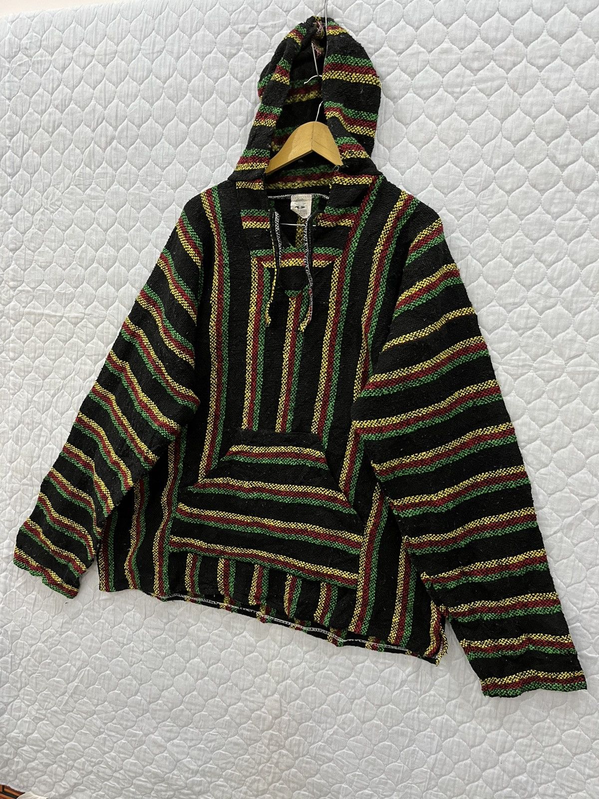 Vintage I. AGUSTIN DE LA CRUZ KNITWEAR RASTAFARIAN Size US XL / EU 56 / 4 - 2 Thumbnail