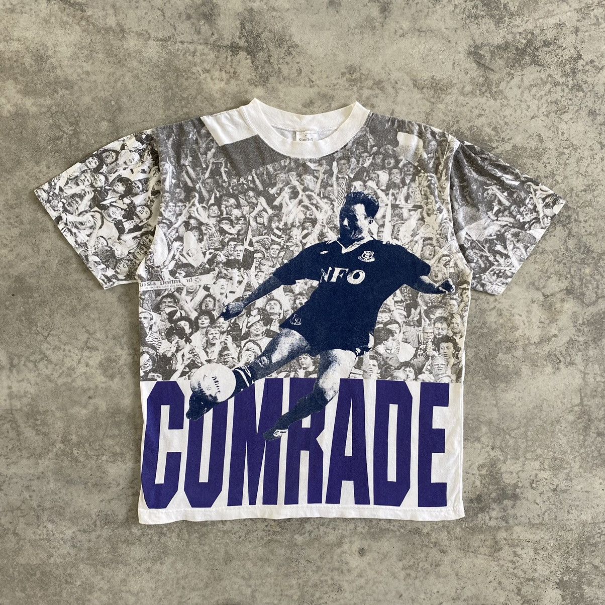 Vintage Vintage Borussia Dortmund Comrade Over Print T-shirt Size US XL / EU 56 / 4 - 1 Thumbnail