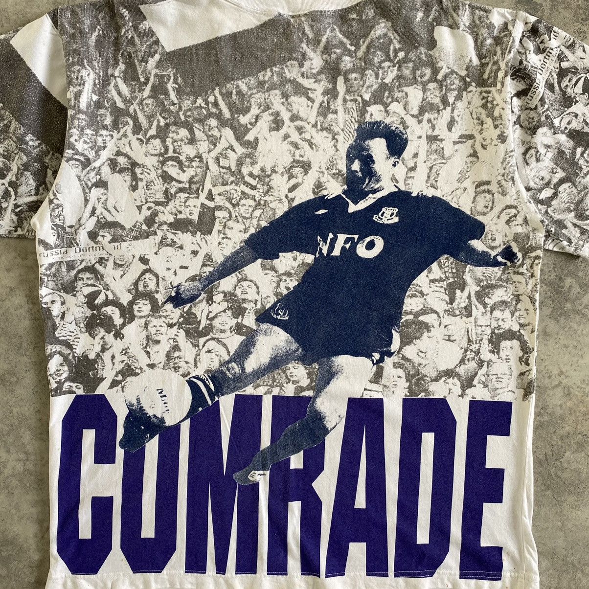 Vintage Vintage Borussia Dortmund Comrade Over Print T-shirt Size US XL / EU 56 / 4 - 13 Thumbnail