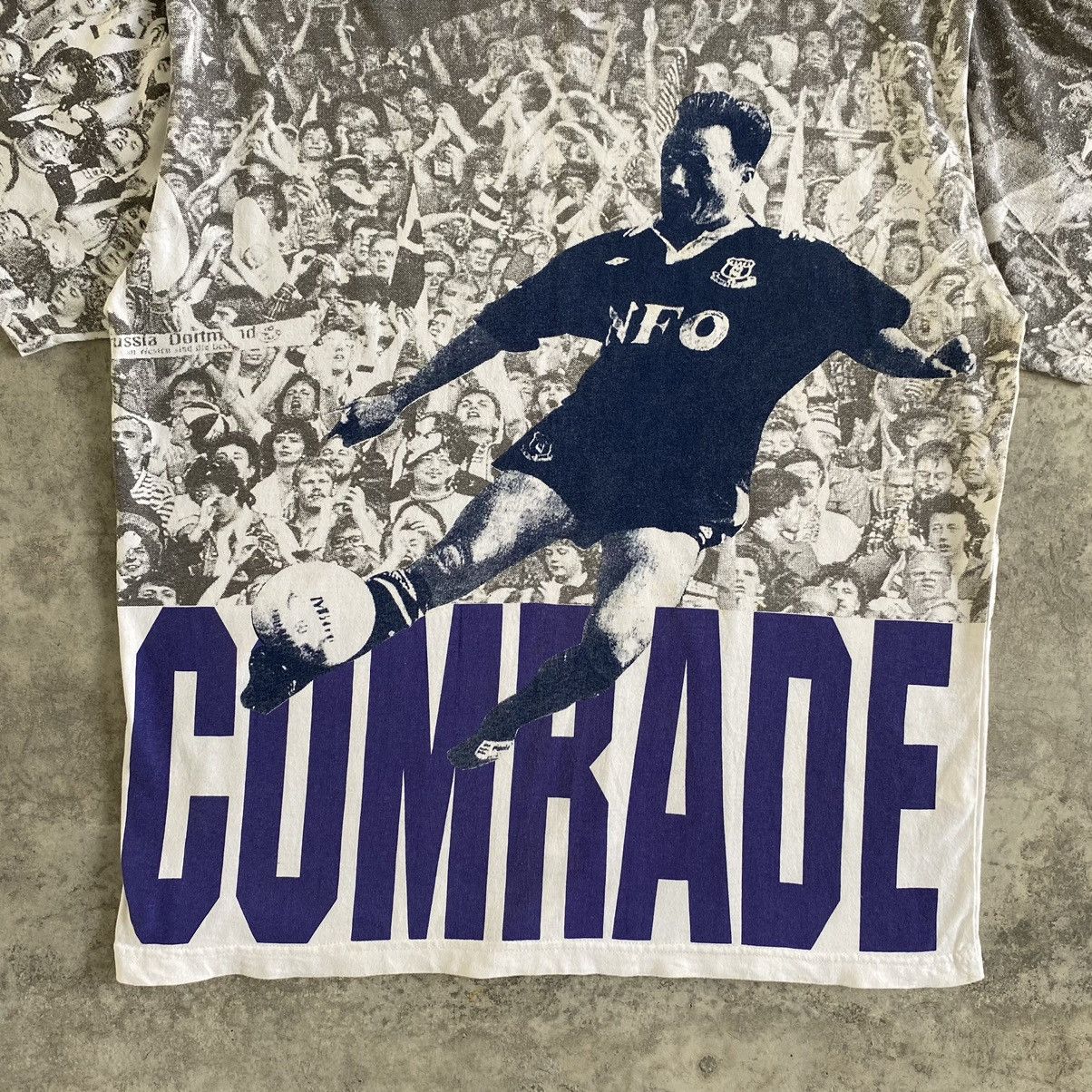 Vintage Vintage Borussia Dortmund Comrade Over Print T-shirt Size US XL / EU 56 / 4 - 4 Thumbnail