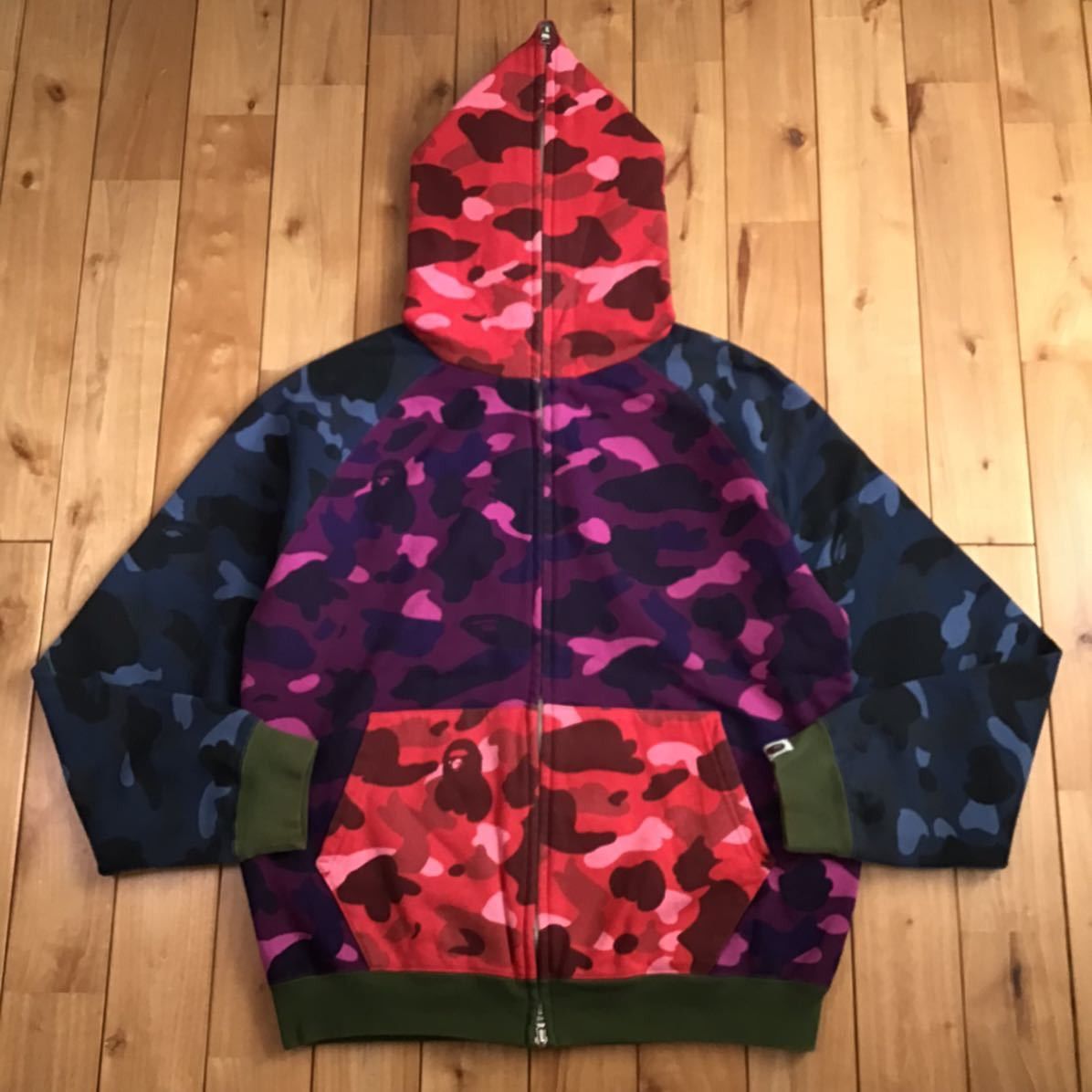 Crazy camo bape hoodie online