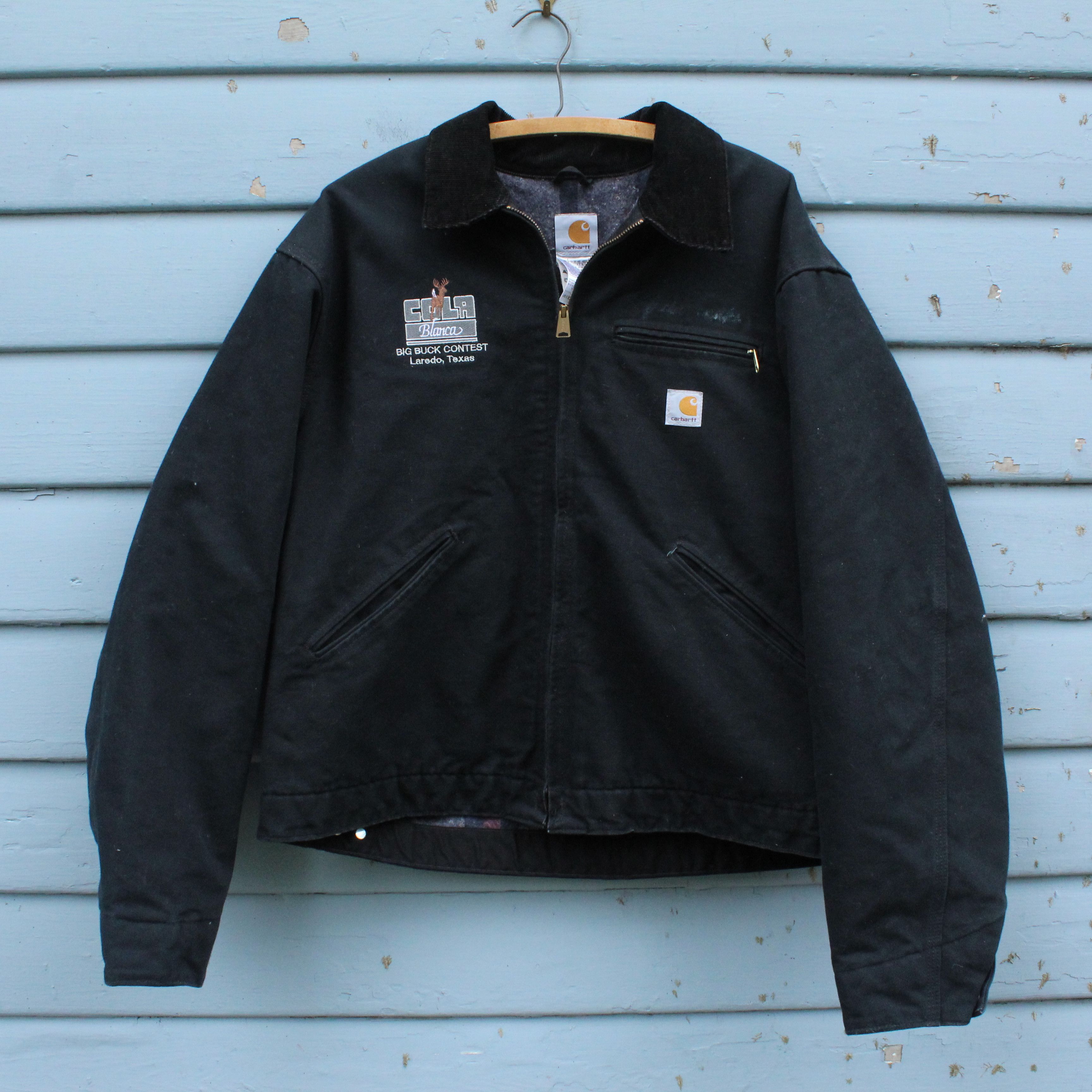 Carhartt J01 USA Made Detroit Jacket Blanket Lined 48 XL