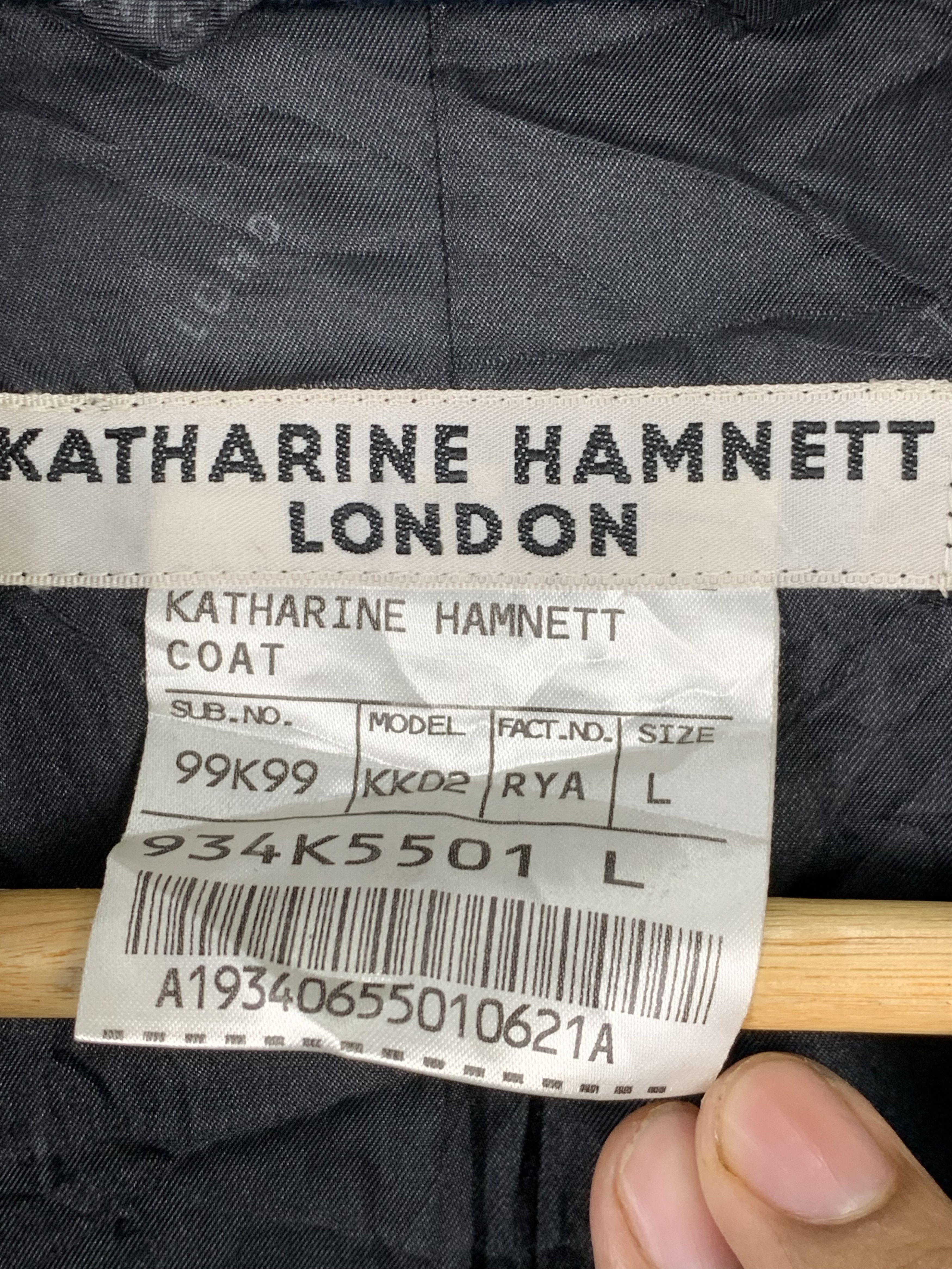 Katharine Hamnett London Katharine Hamnett London Double Breasted Velvet Jacket J1319 Size US L / EU 52-54 / 3 - 5 Thumbnail