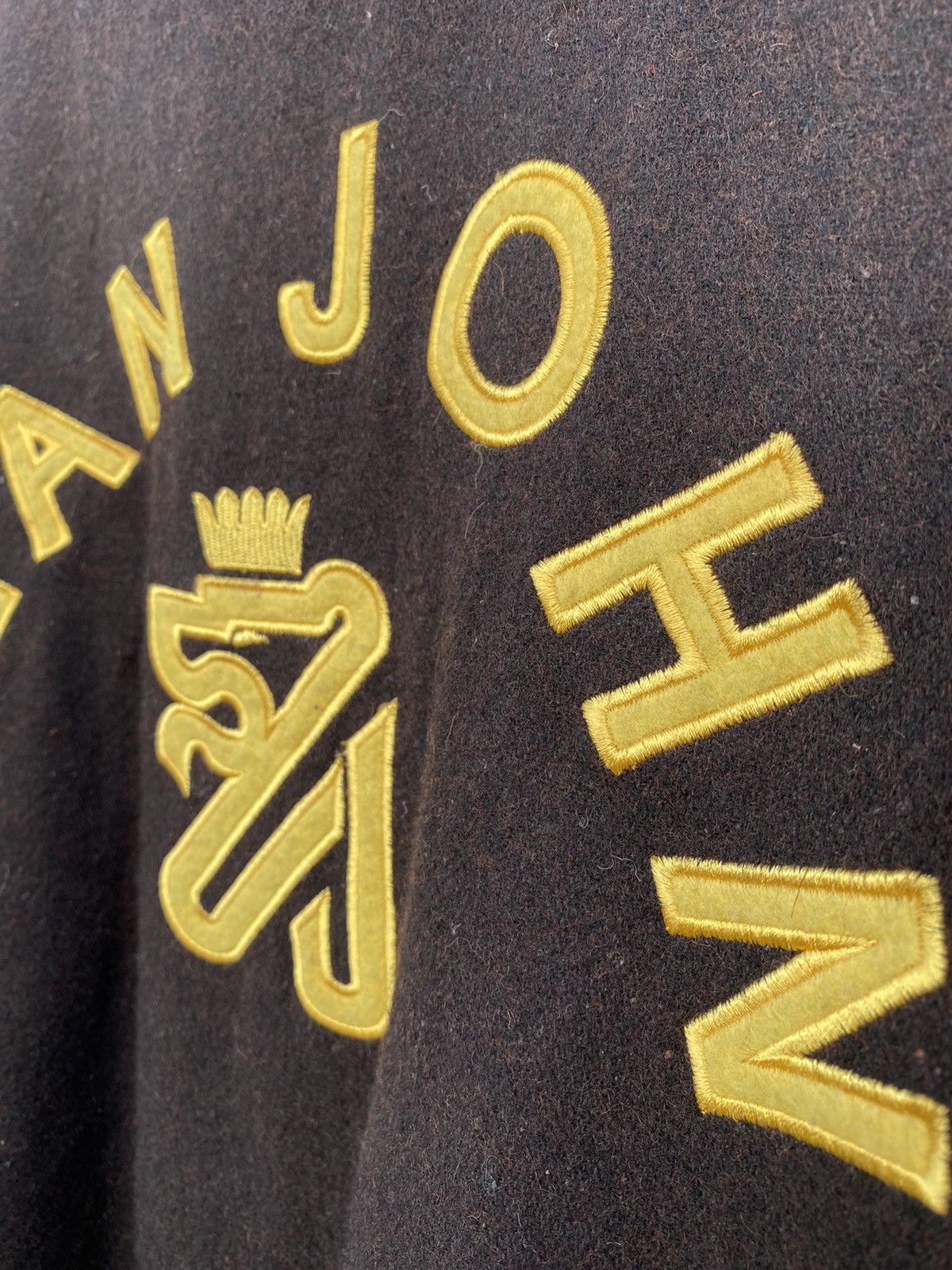 Sean John Sean John “SJ169” Wool Blended Quilted Brown Varsity Jacket Size US XXL / EU 58 / 5 - 17 Thumbnail