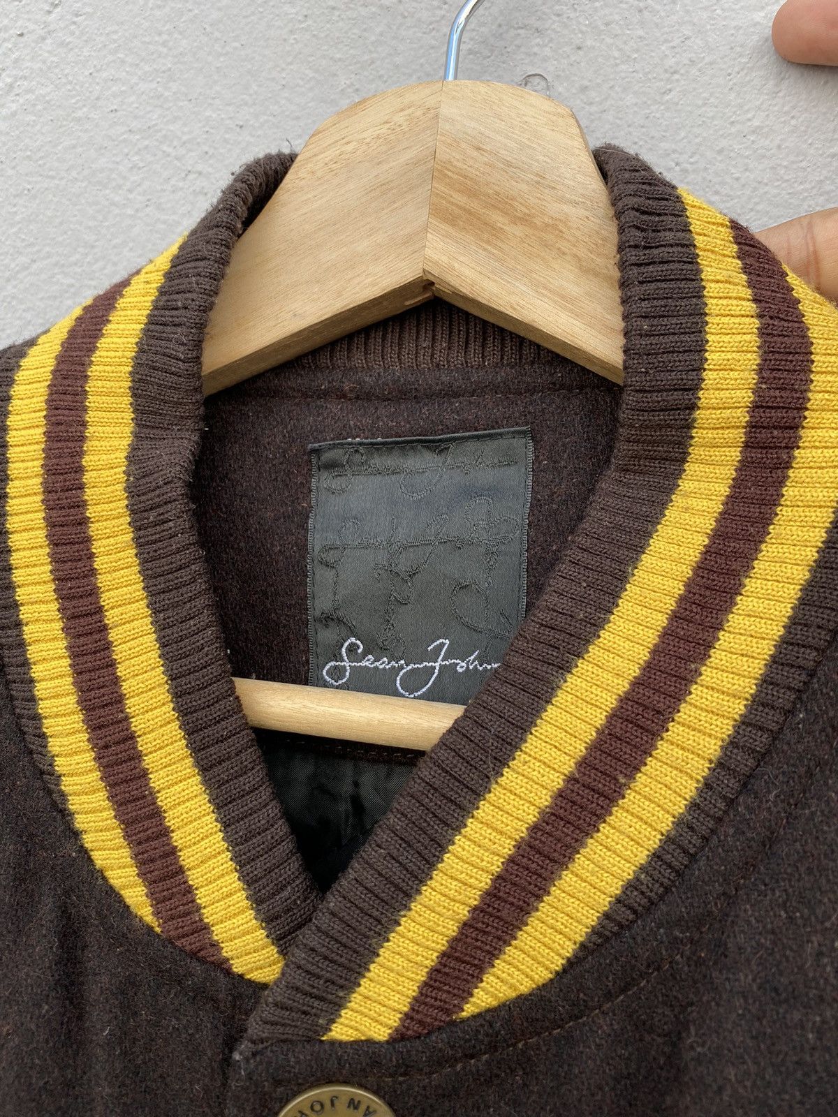 Sean John Sean John “SJ169” Wool Blended Quilted Brown Varsity Jacket Size US XXL / EU 58 / 5 - 6 Thumbnail