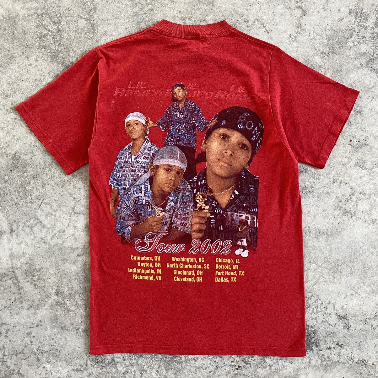 Rap Tees Vintage 2002 Lil Romeo Miller Promo Tour Rap T-Shirt Size US S / EU 44-46 / 1 - 9 Thumbnail