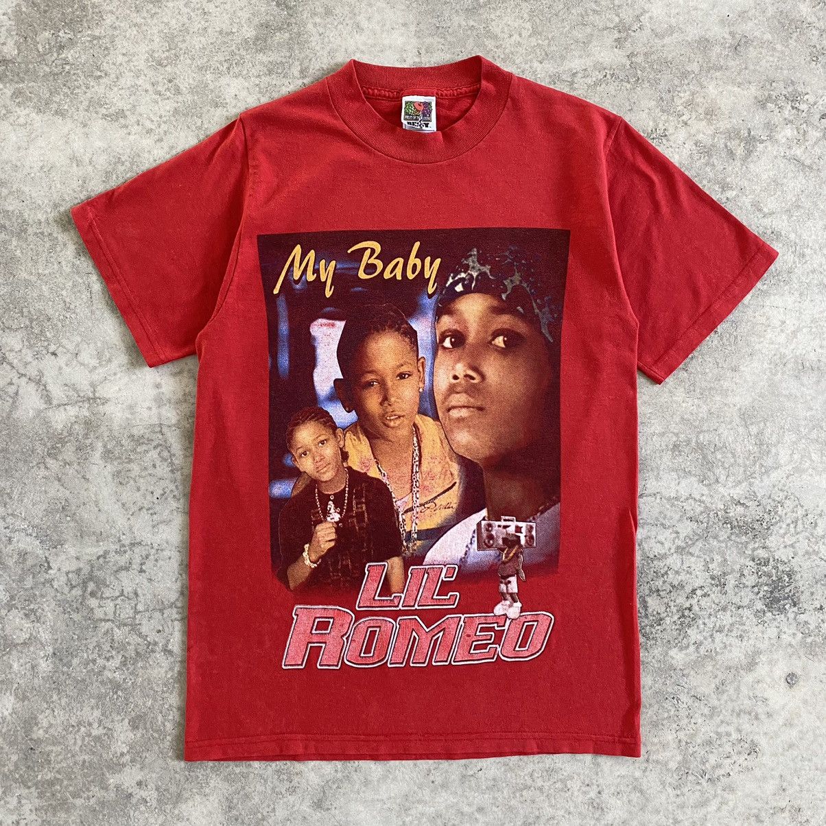 Rap Tees Vintage 2002 Lil Romeo Miller Promo Tour Rap T-Shirt Size US S / EU 44-46 / 1 - 1 Thumbnail