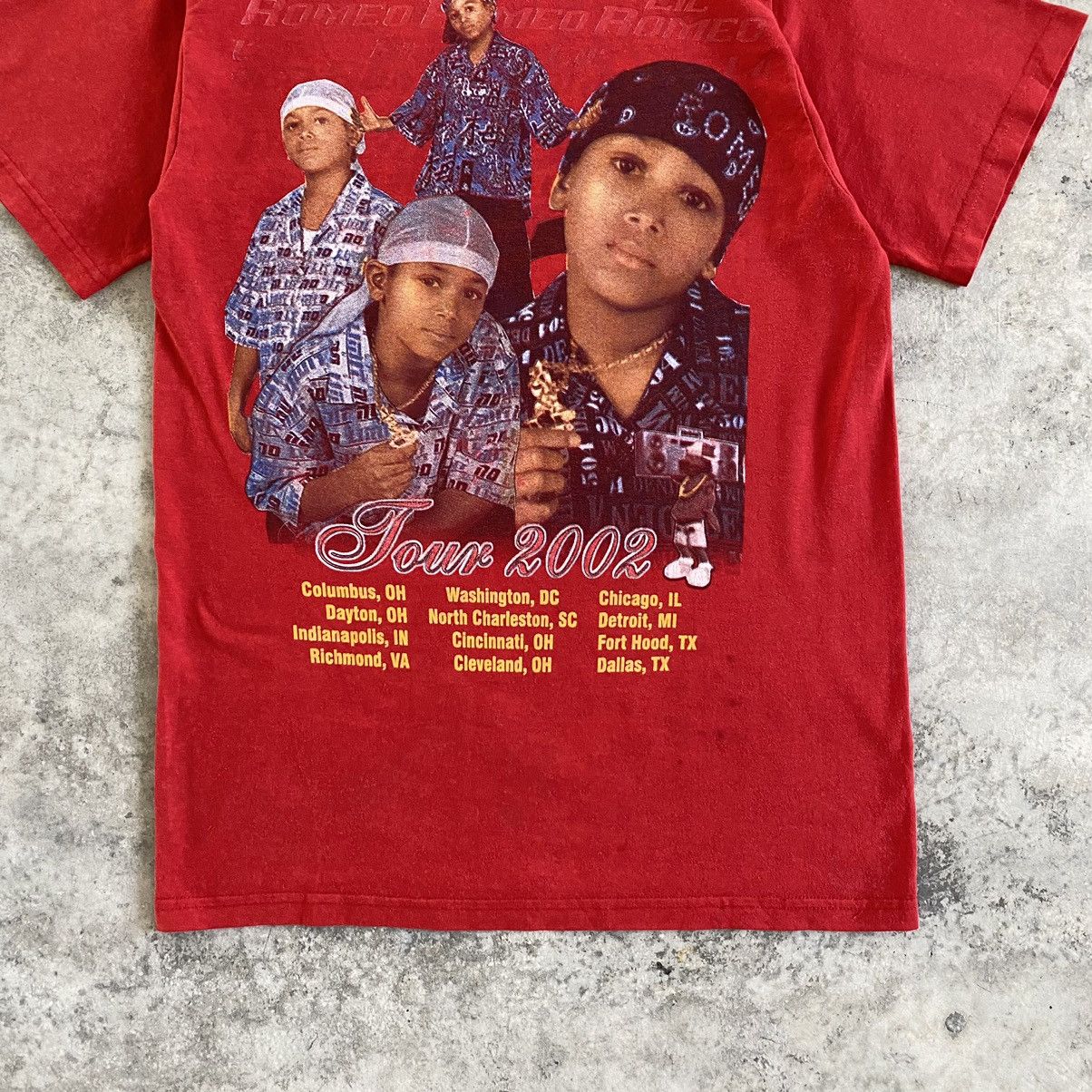 Rap Tees Vintage 2002 Lil Romeo Miller Promo Tour Rap T-Shirt Size US S / EU 44-46 / 1 - 11 Thumbnail