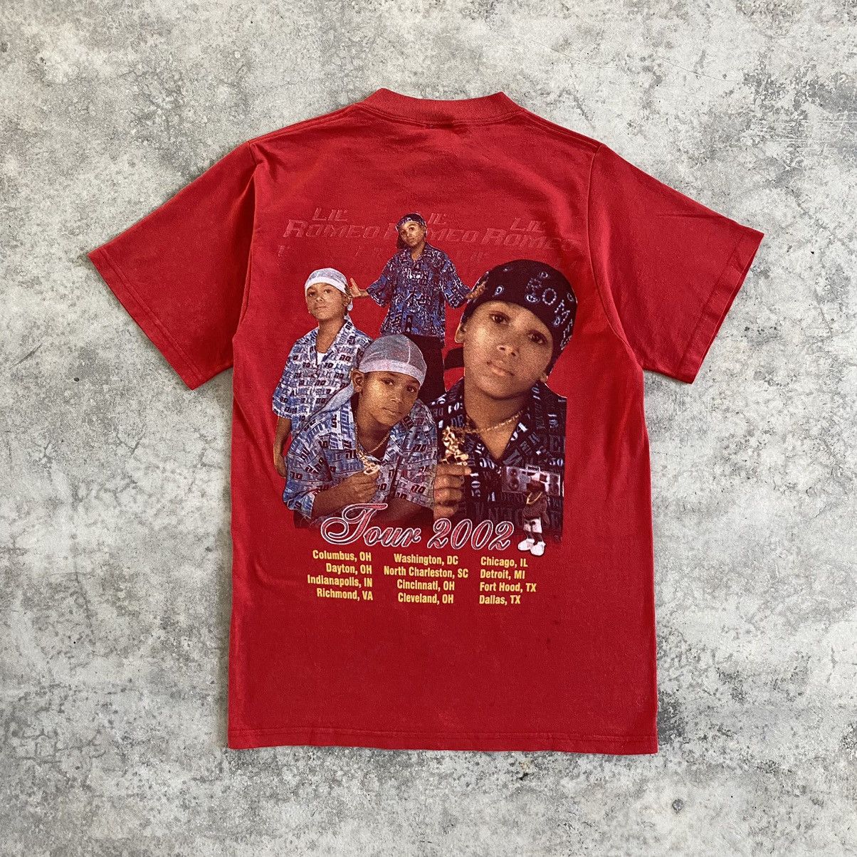 Rap Tees Vintage 2002 Lil Romeo Miller Promo Tour Rap T-Shirt Size US S / EU 44-46 / 1 - 8 Thumbnail
