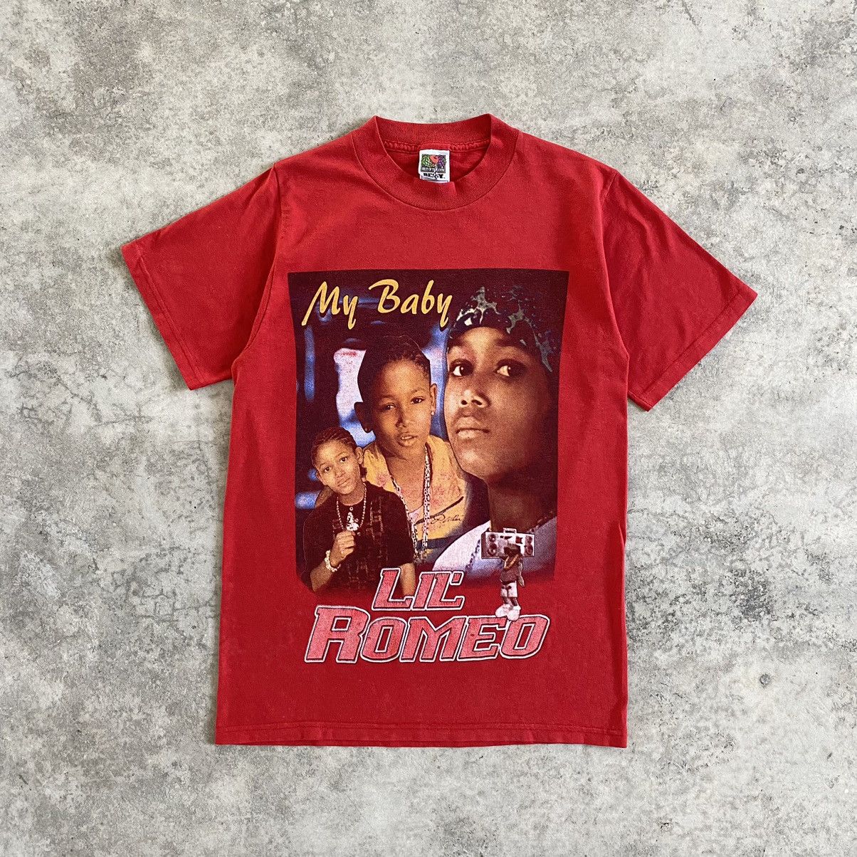 Rap Tees Vintage 2002 Lil Romeo Miller Promo Tour Rap T-Shirt Size US S / EU 44-46 / 1 - 2 Thumbnail