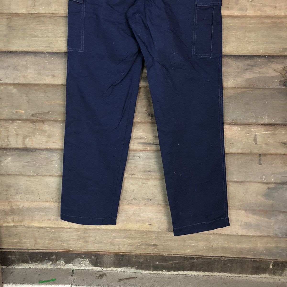 Japanese Brand DL Ladibon Dark Blue Cargo Multipocket Pants #1884 Size US 31 - 12 Thumbnail